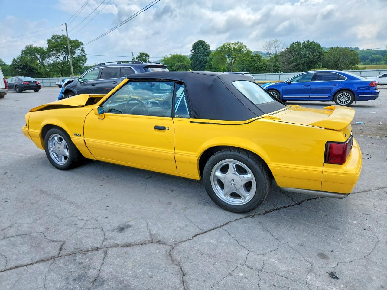 1993 Ford Mustang Lx Yellow vin: 1FACP44E2PF205578
