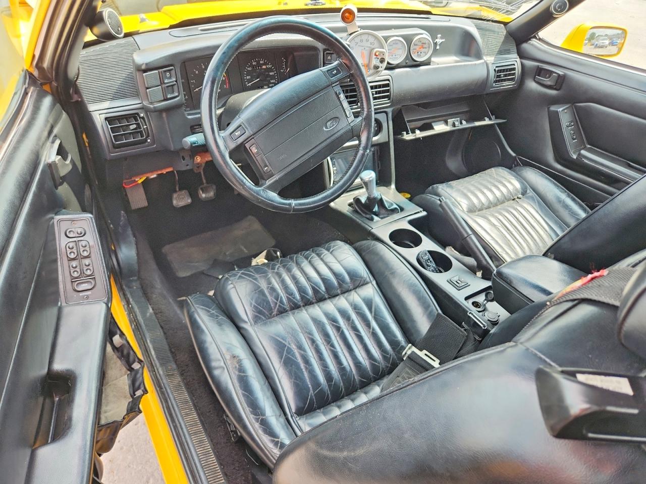 1993 Ford Mustang Lx Yellow vin: 1FACP44E2PF205578