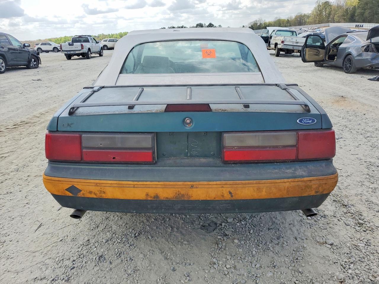 1991 Ford Mustang Green vin: 1FACP44E3MF102827
