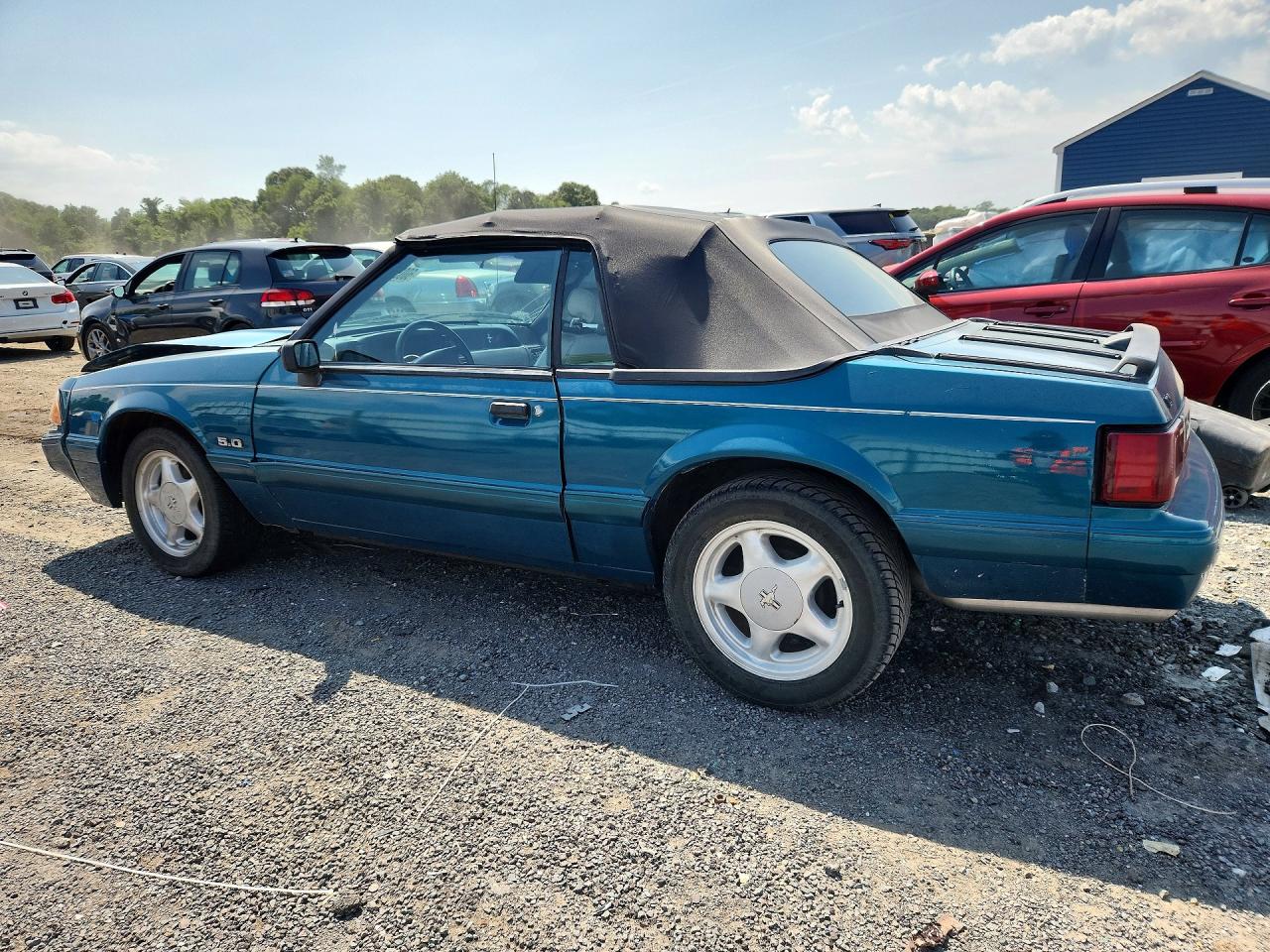 1993 Ford Mustang Lx Blue vin: 1FACP44E3PF209199