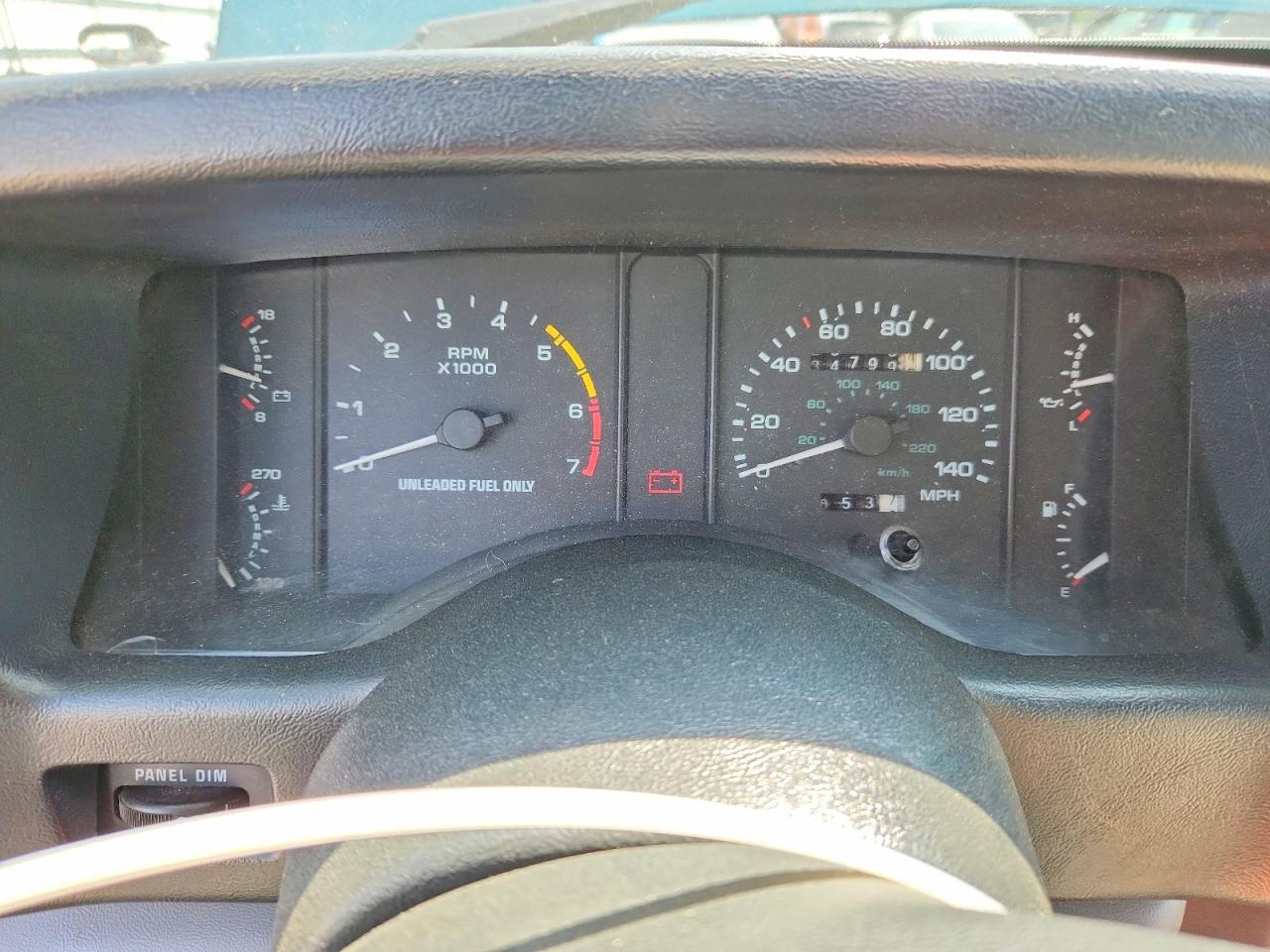 1993 Ford Mustang Lx Blue vin: 1FACP44E3PF209199