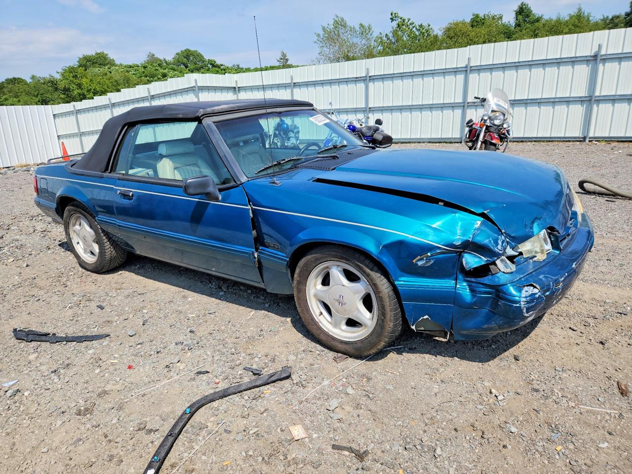 1993 Ford Mustang Lx Blue vin: 1FACP44E3PF209199