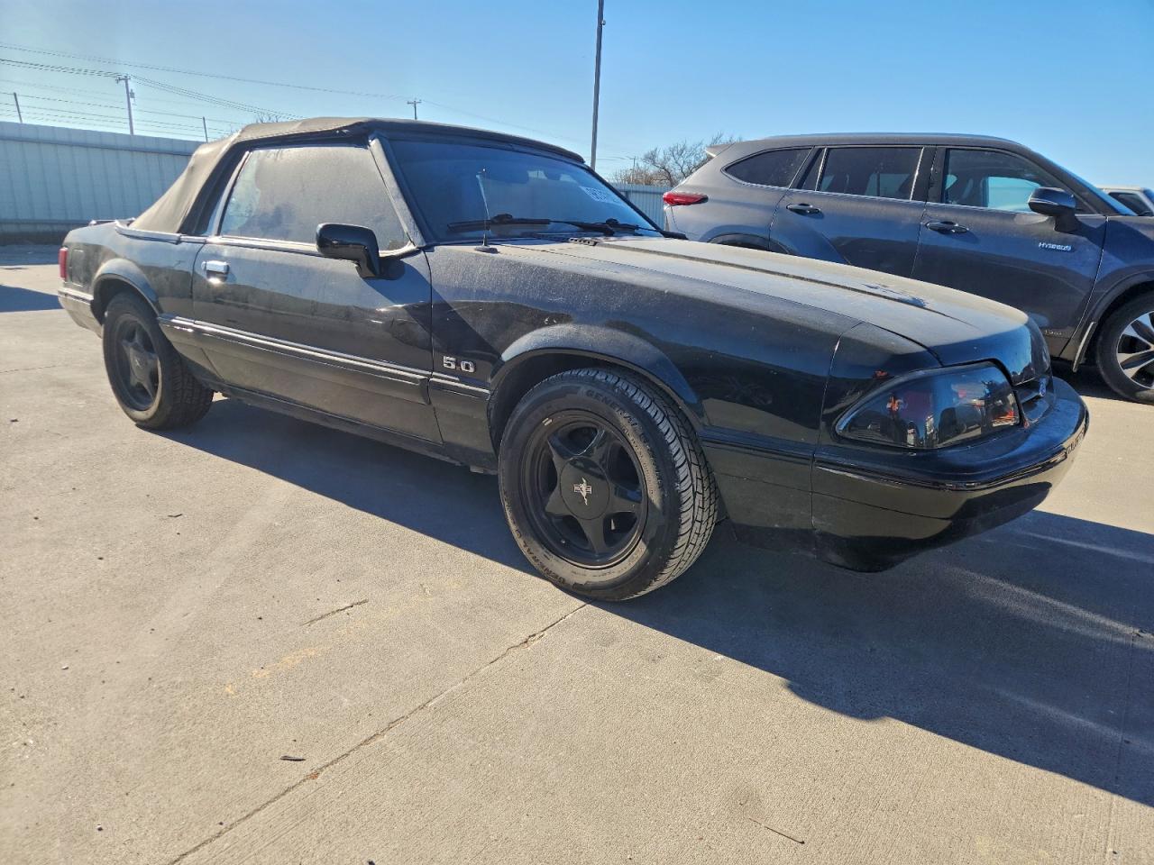 1991 Ford Mustang Lx Черный vin: 1FACP44E4MF183725