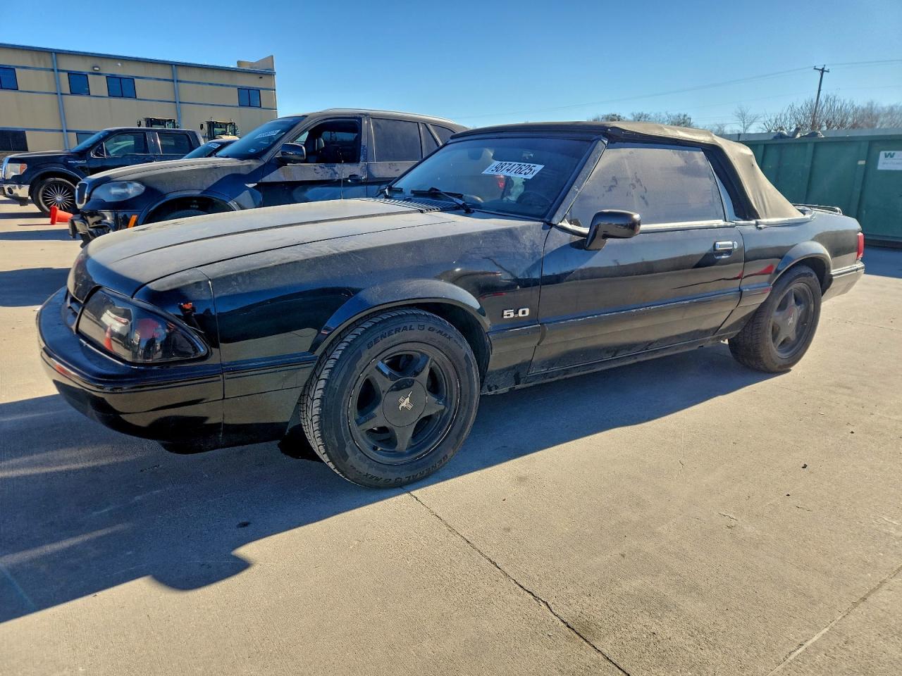 1991 Ford Mustang Lx Черный vin: 1FACP44E4MF183725