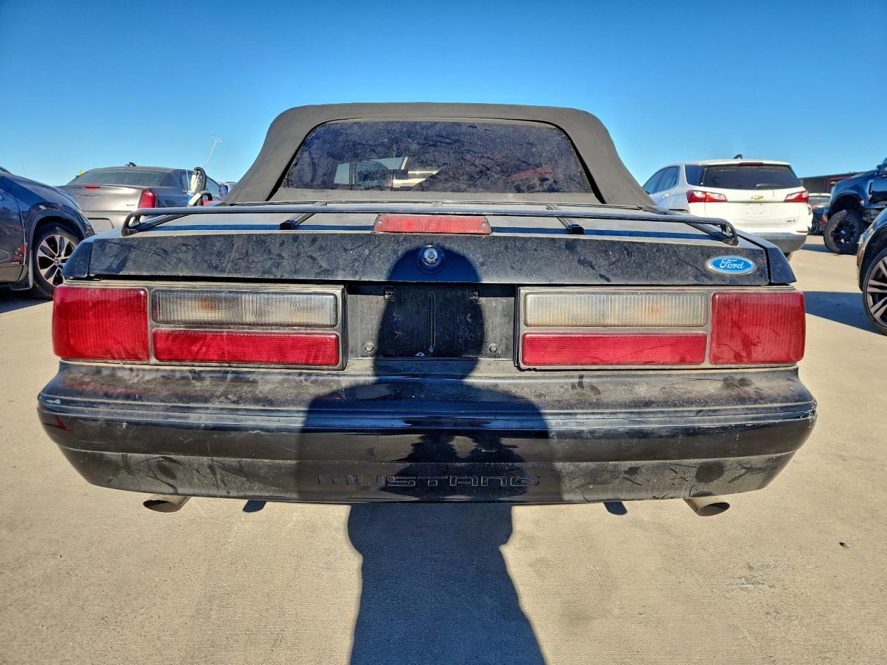 1991 Ford Mustang Lx Черный vin: 1FACP44E4MF183725