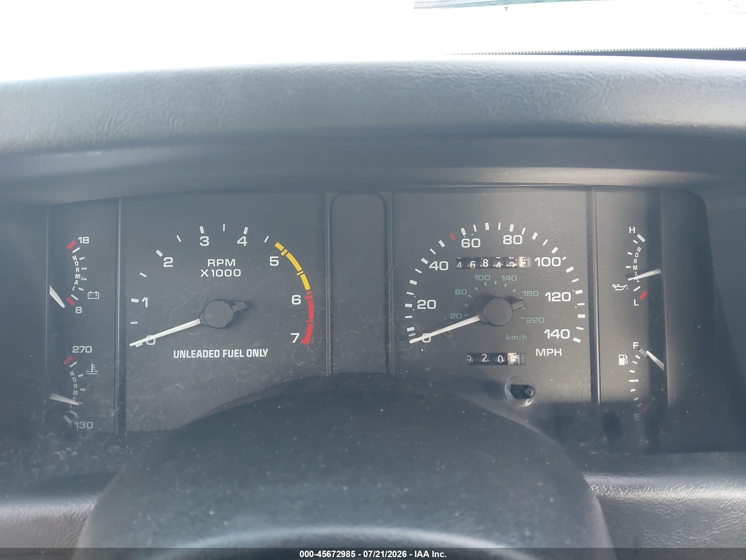 1993 Ford Mustang Lx White vin: 1FACP44E4PF198438