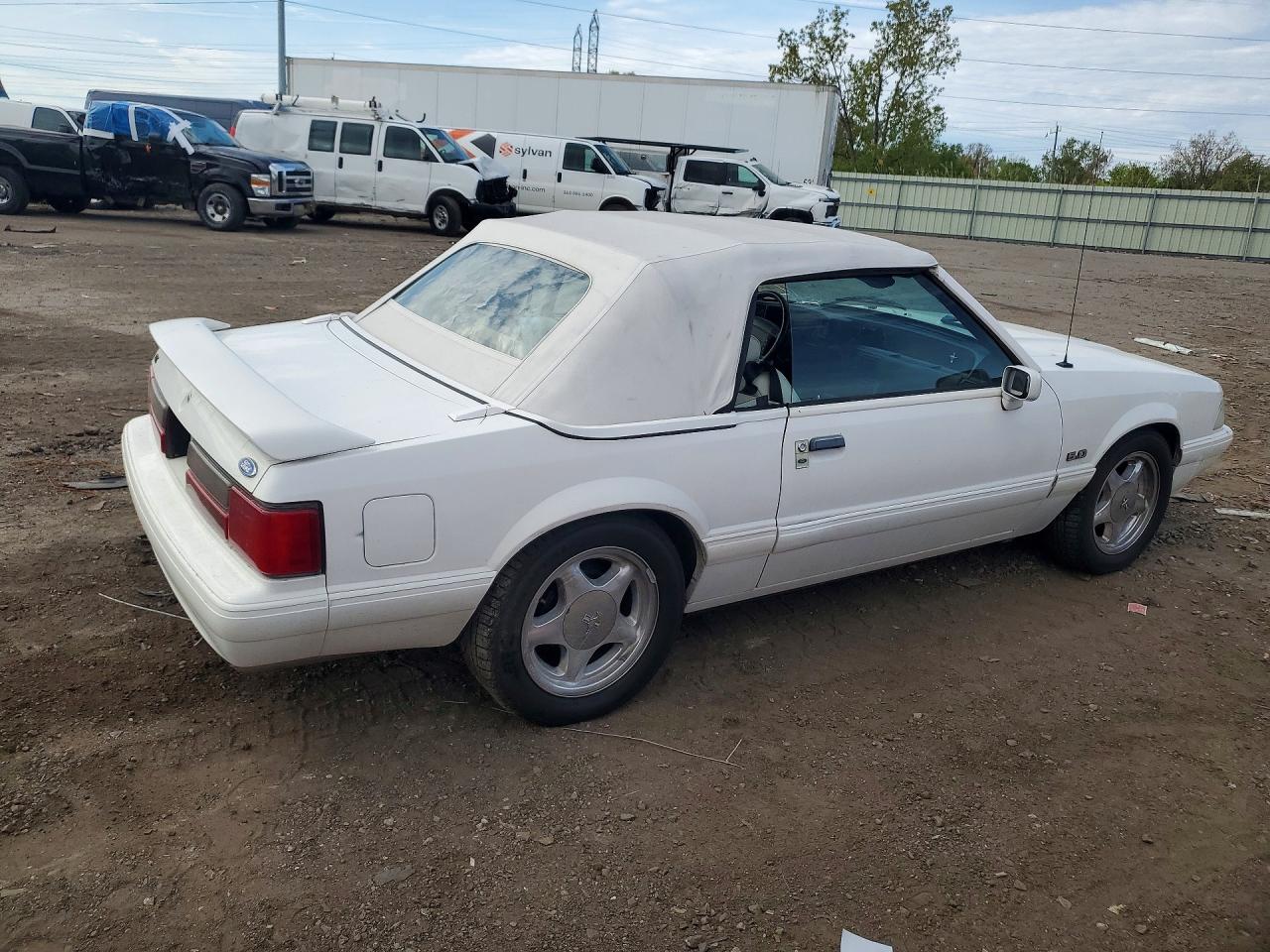 1993 Ford Mustang Lx White vin: 1FACP44E6PF156997
