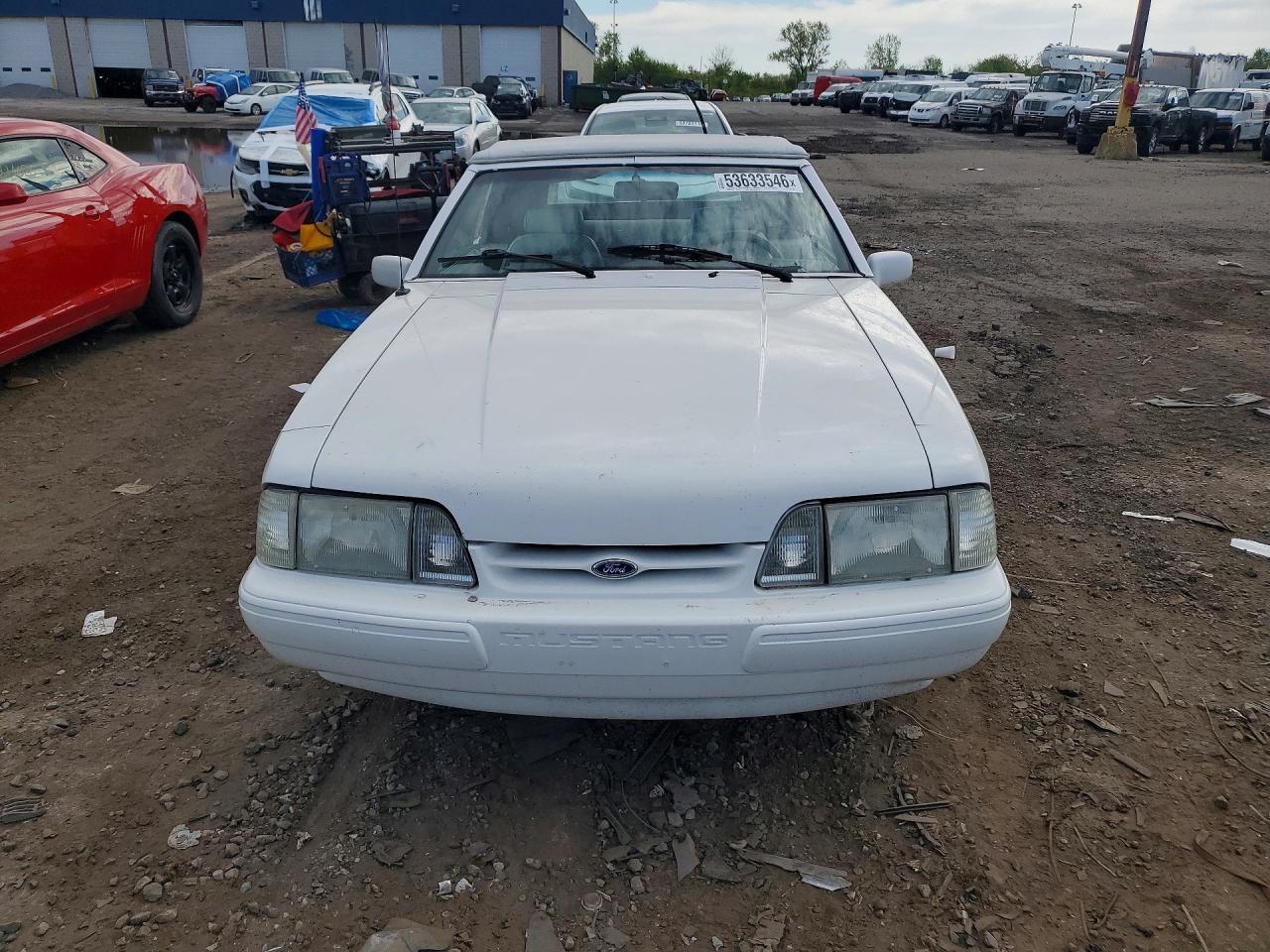 1993 Ford Mustang Lx White vin: 1FACP44E6PF156997