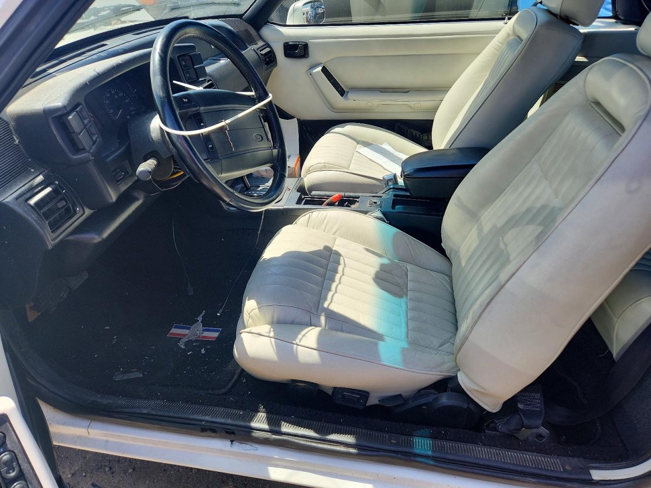 1993 Ford Mustang Lx White vin: 1FACP44E6PF156997