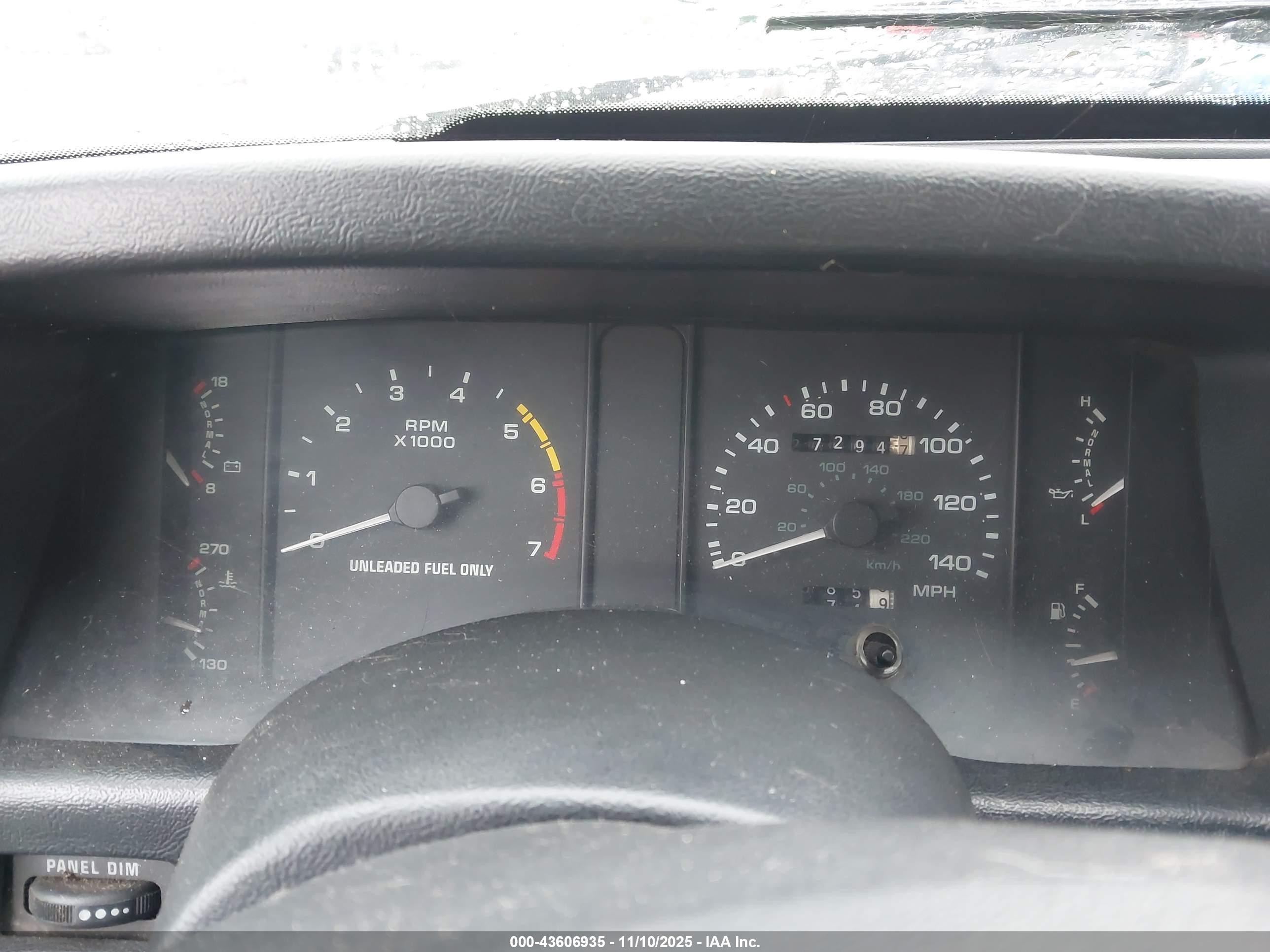 1991 Ford Mustang Lx White vin: 1FACP44E9MF130454