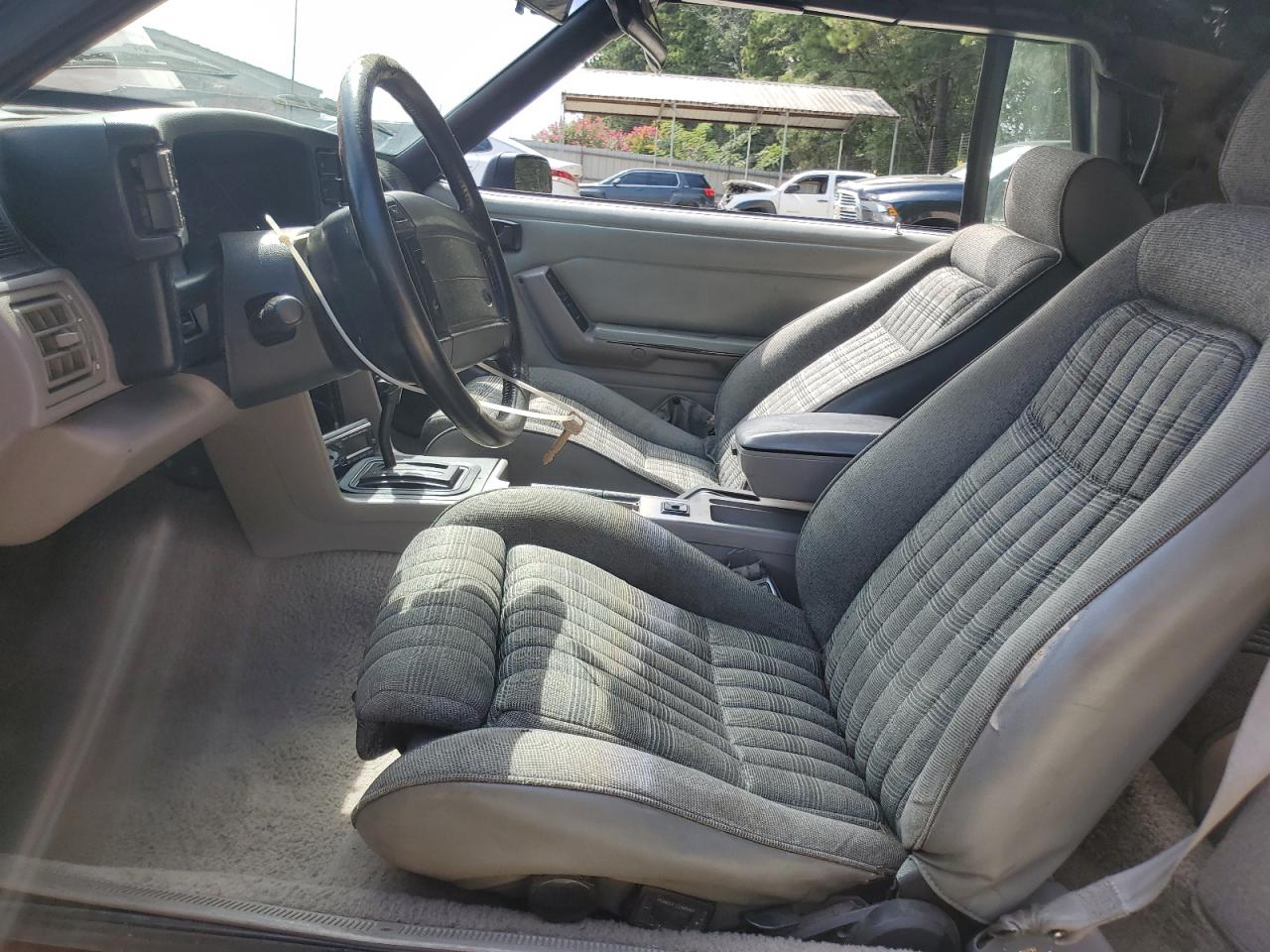 1991 Ford Mustang Lx Burgundy vin: 1FACP44EXMF194129