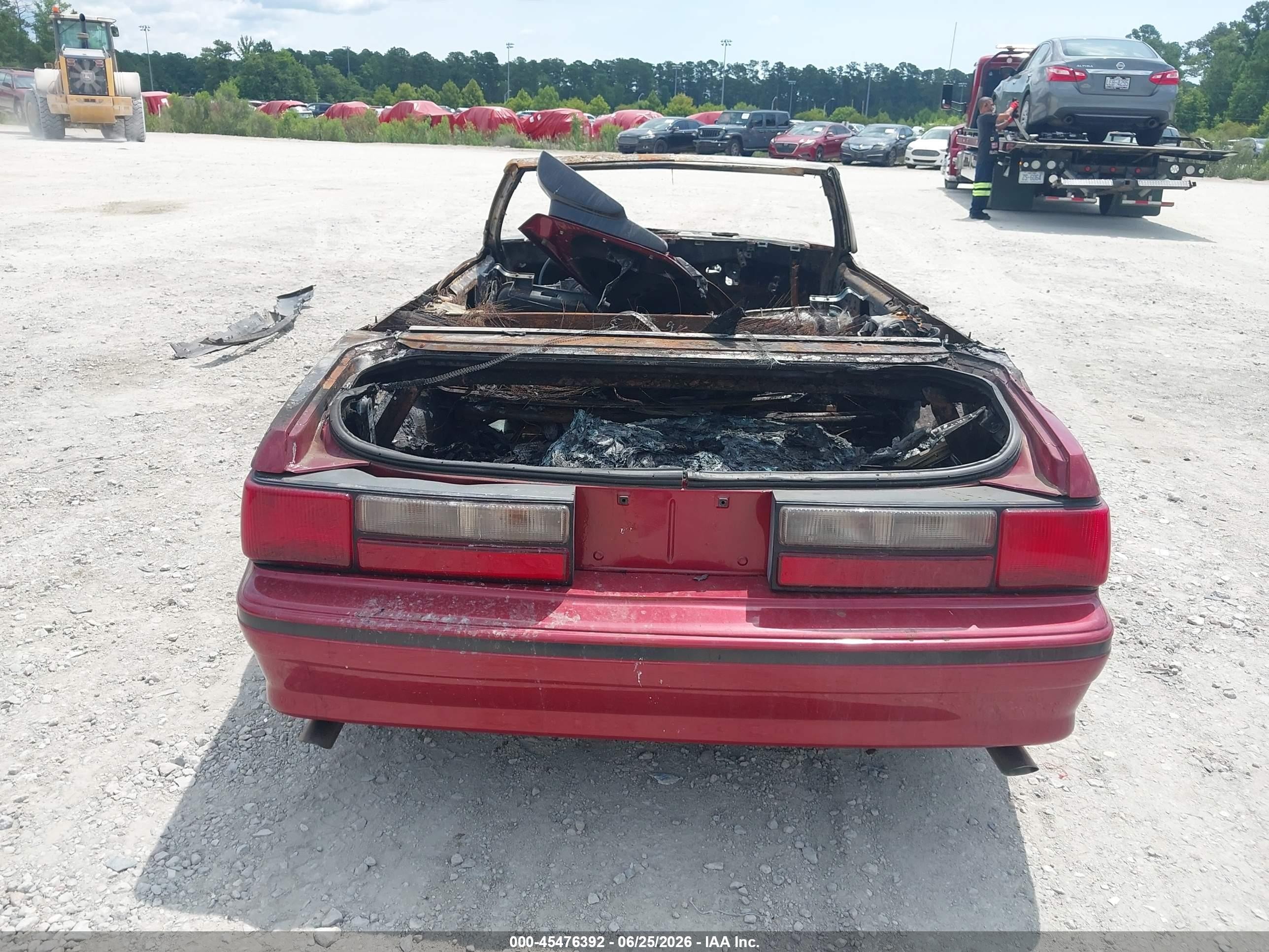 1992 Ford Mustang Lx Red vin: 1FACP44M0NF124163