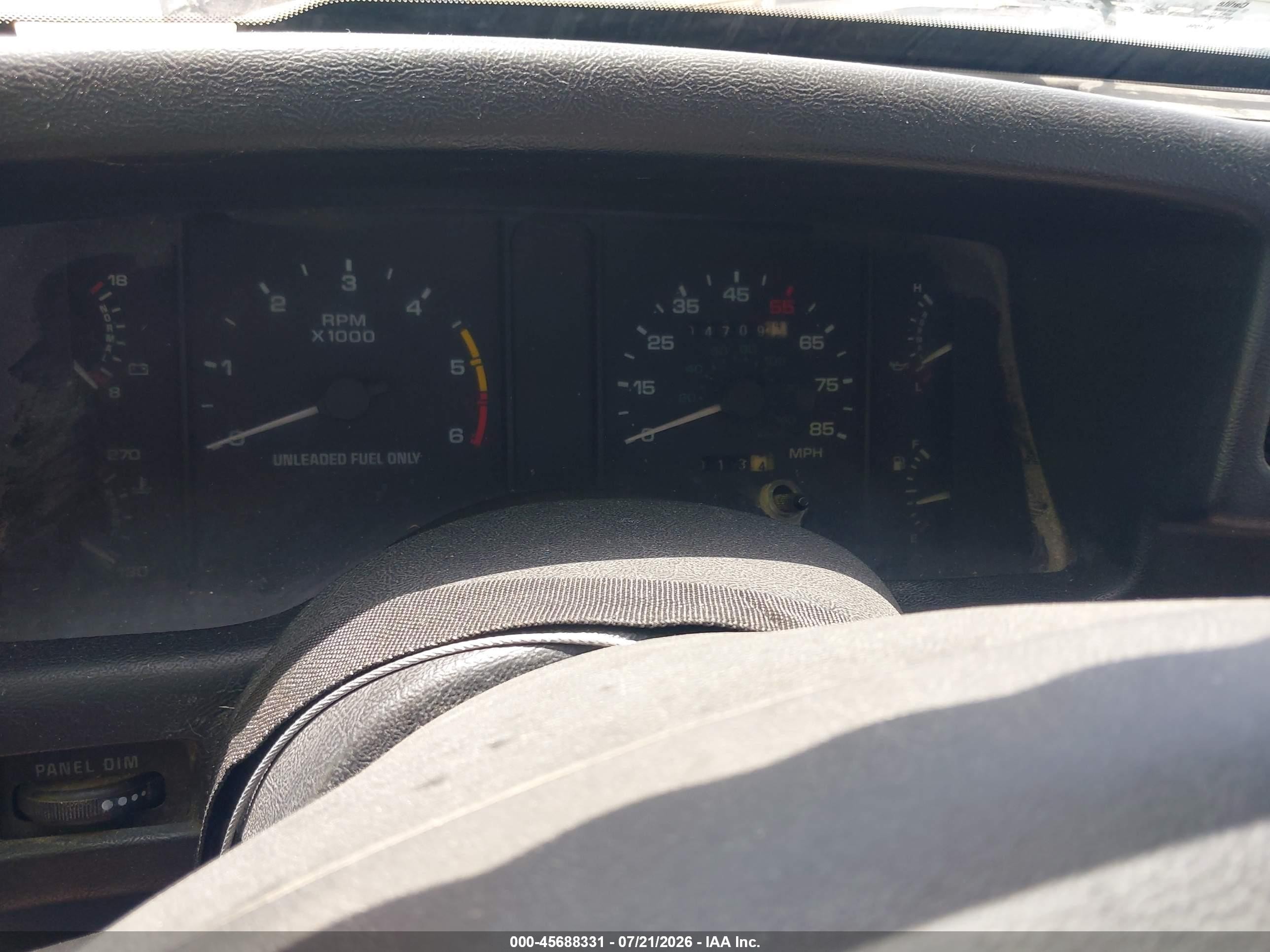 1993 Ford Mustang Lx Red vin: 1FACP44M0PF162981