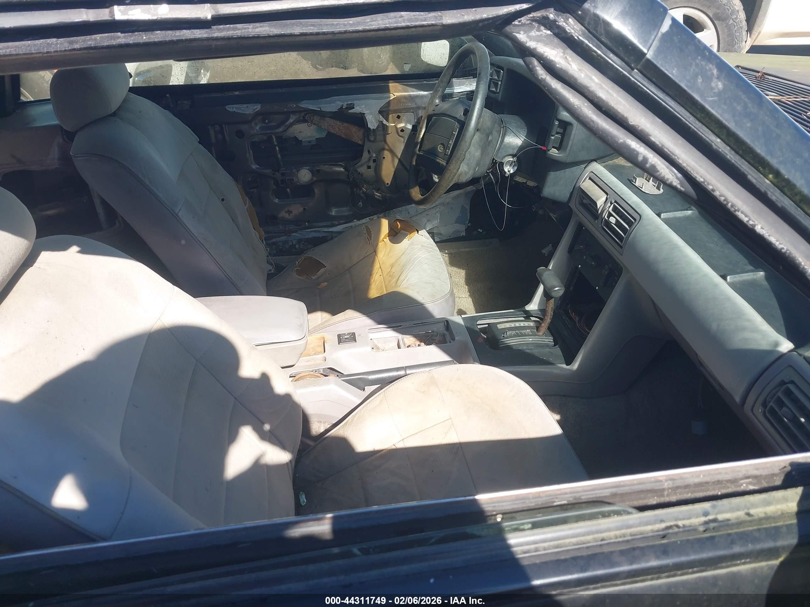 1991 Ford Mustang Lx Black vin: 1FACP44M3MF148925