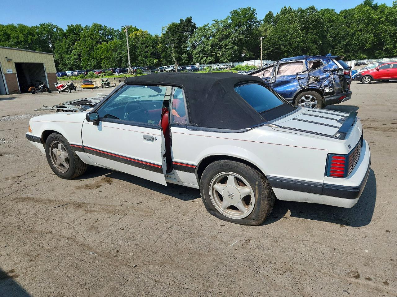1991 Ford Mustang Lx White vin: 1FACP44M3MF162422