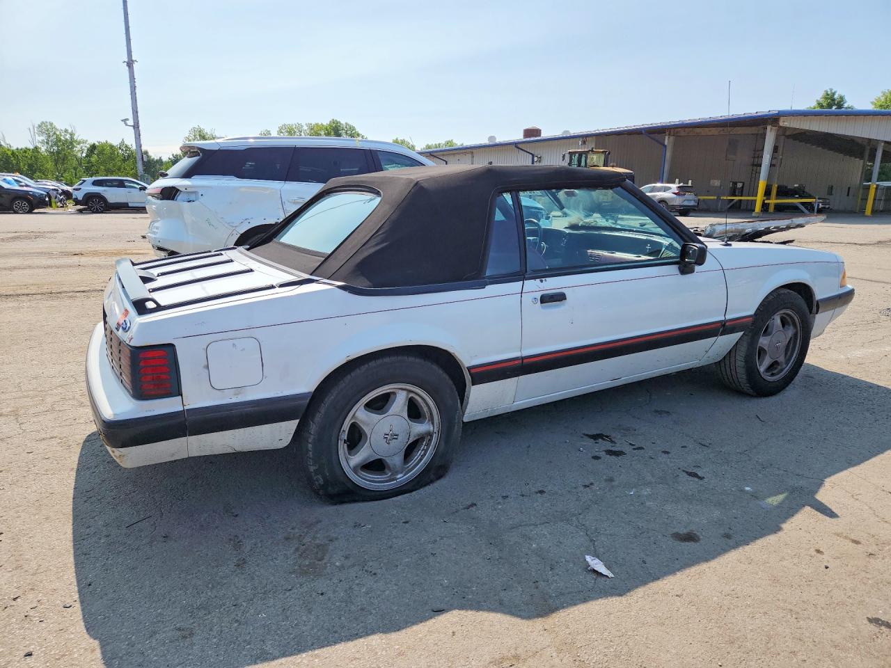1991 Ford Mustang Lx White vin: 1FACP44M3MF162422