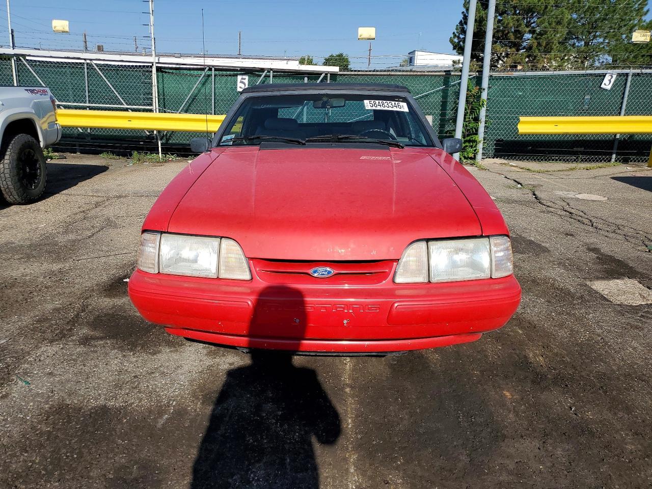 1993 Ford Mustang Lx Red vin: 1FACP44M4PF157931