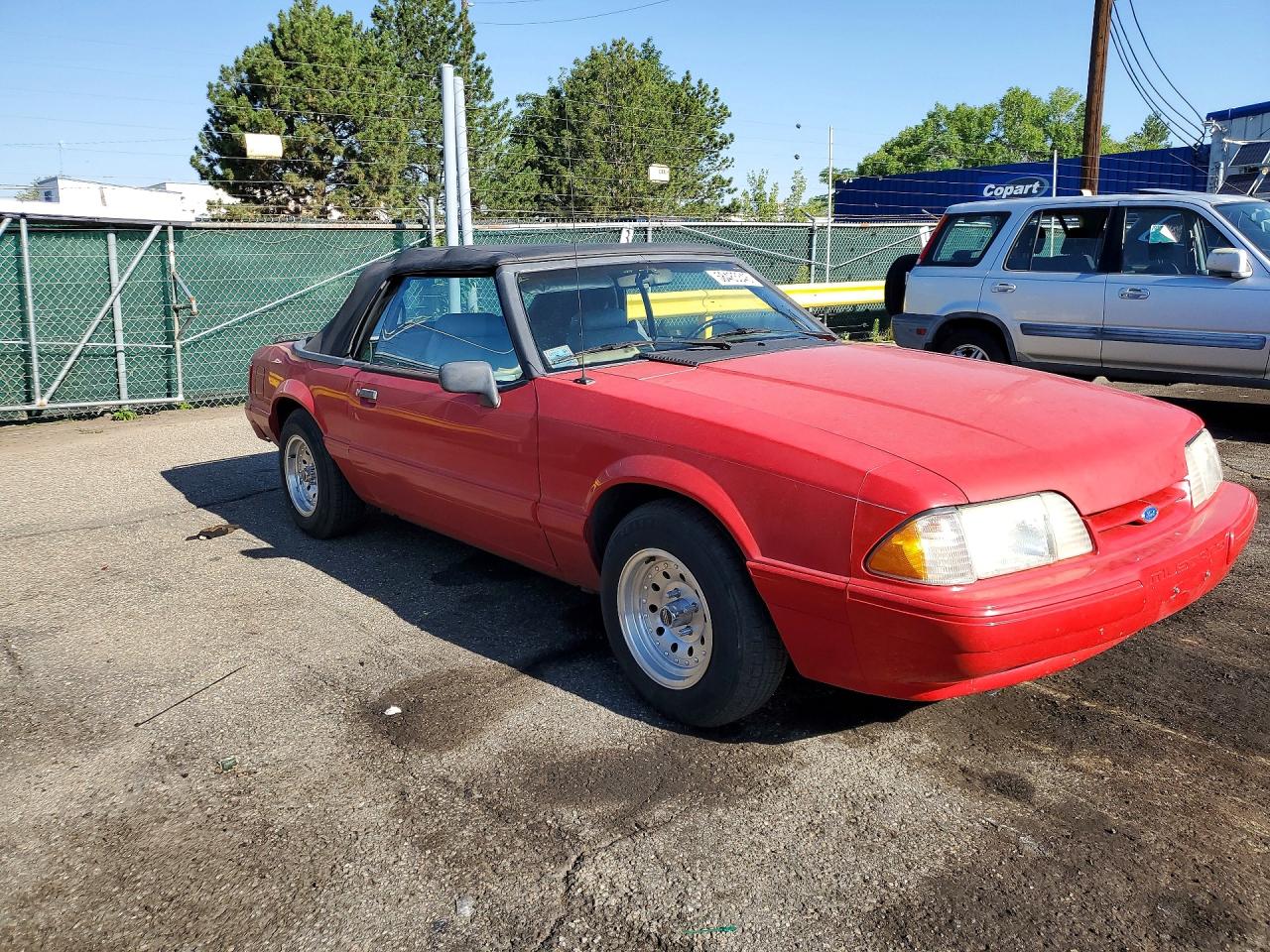 1993 Ford Mustang Lx Red vin: 1FACP44M4PF157931