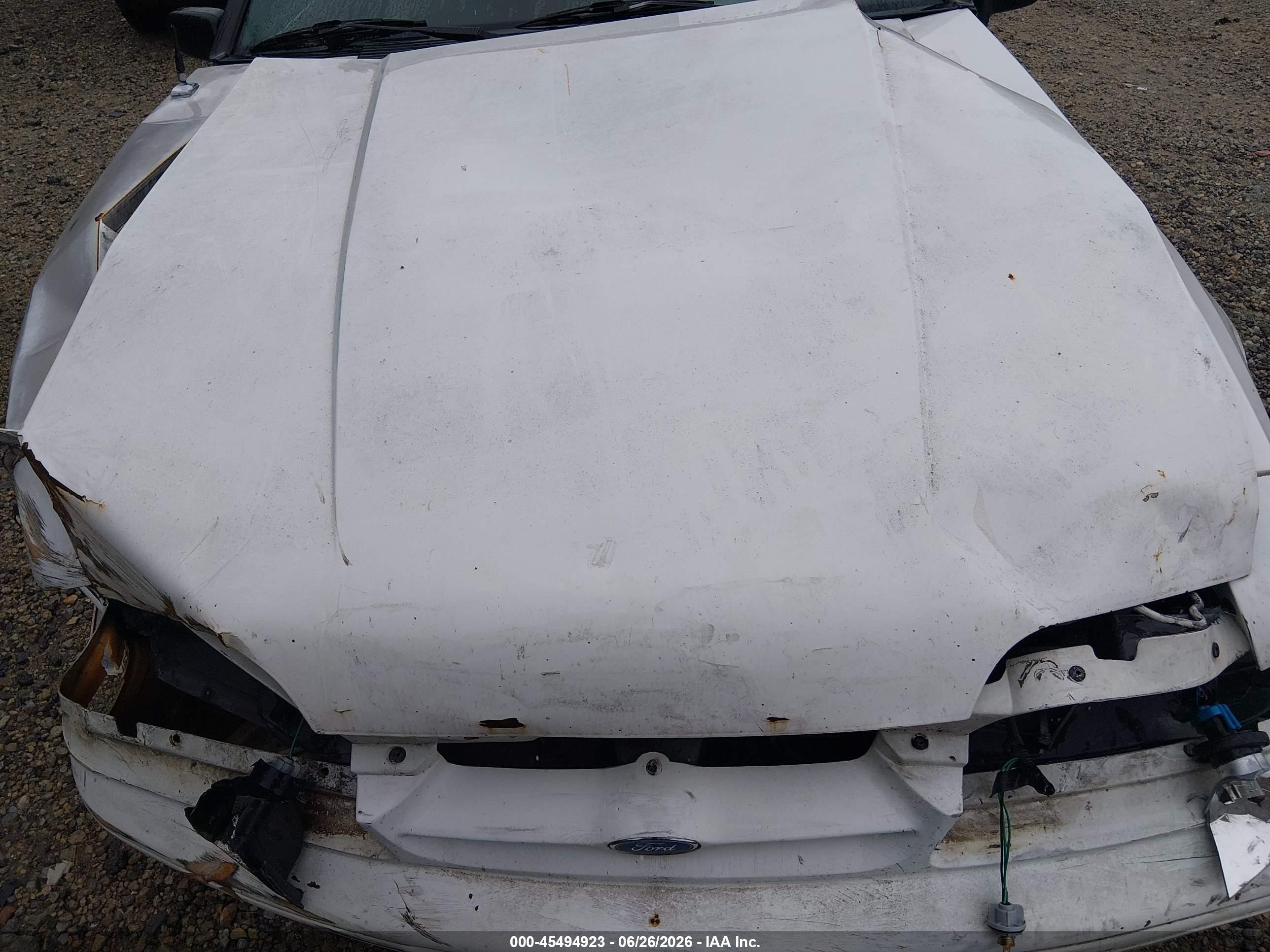 1992 Ford Mustang Lx White vin: 1FACP44M6NF123938