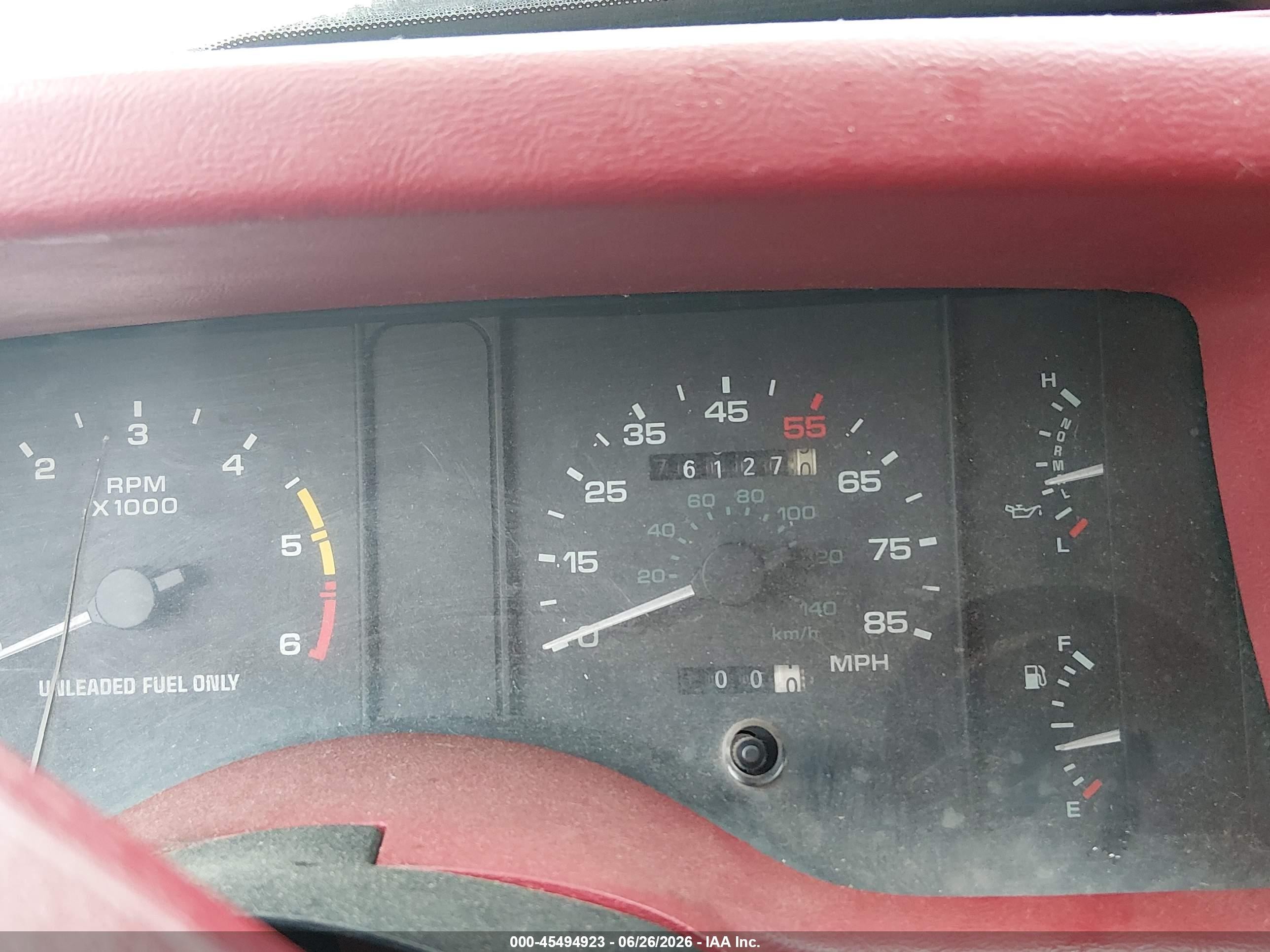 1992 Ford Mustang Lx White vin: 1FACP44M6NF123938