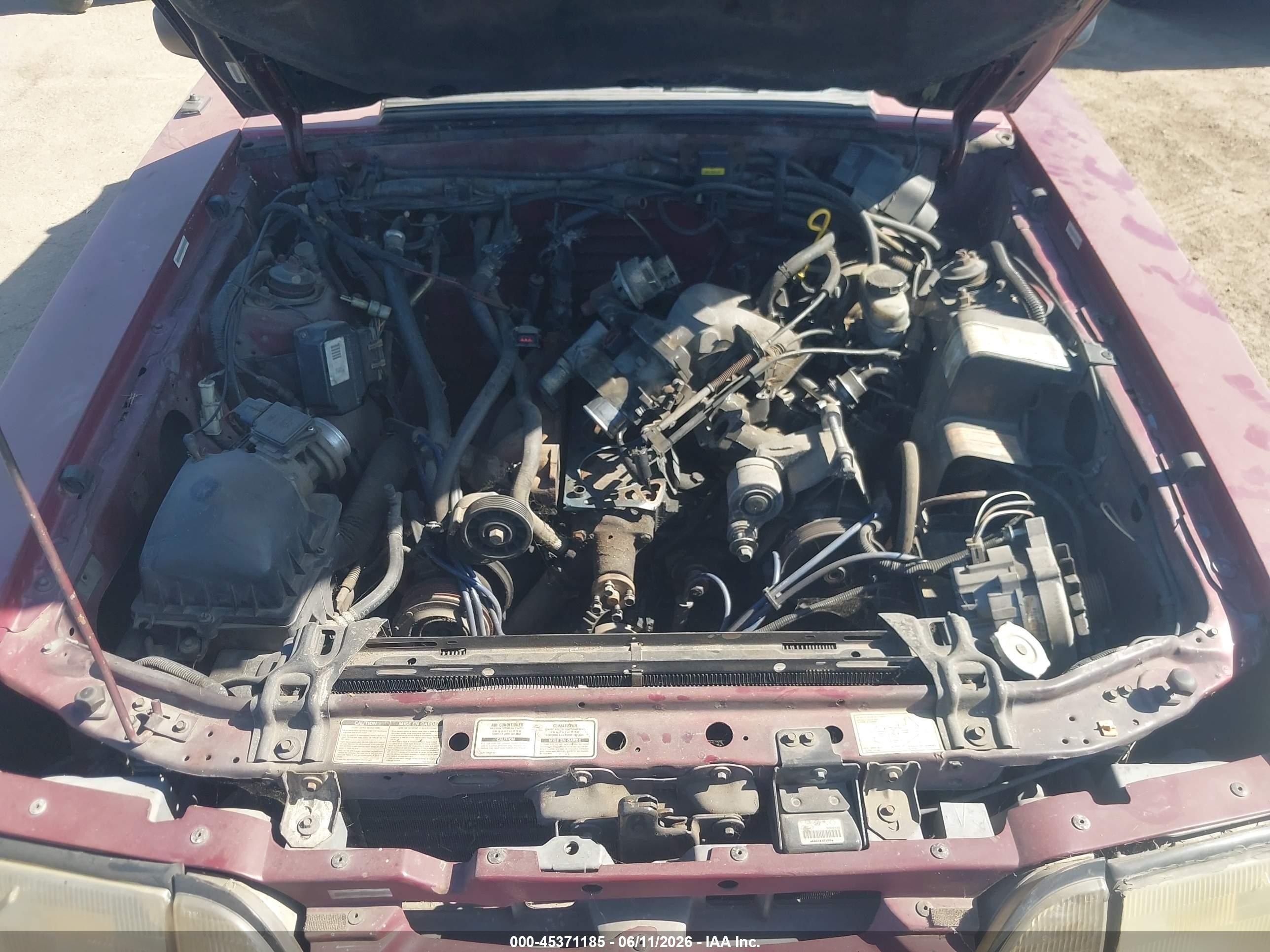 1993 Ford Mustang Lx Бордовый vin: 1FACP44M6PF150124