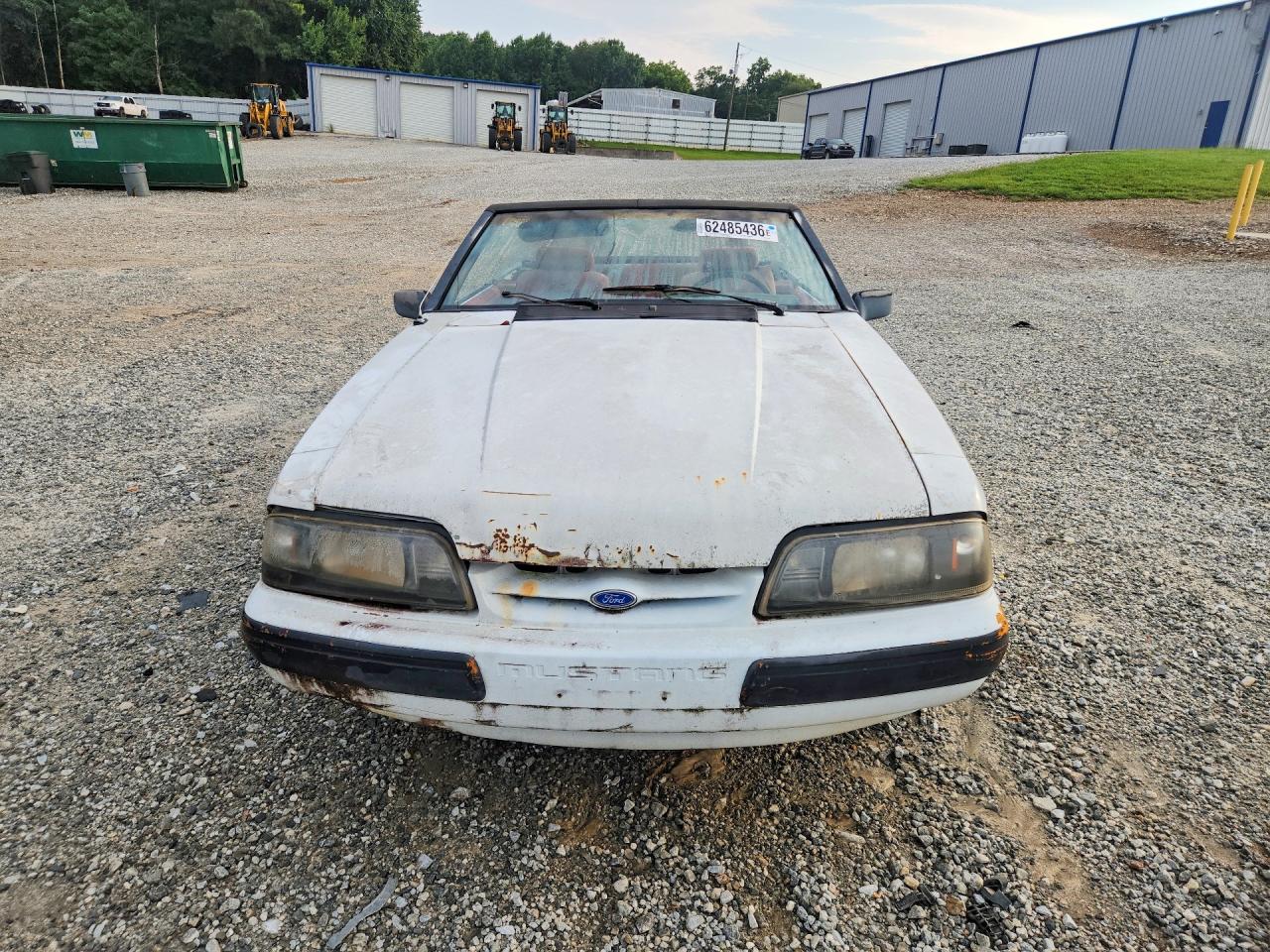 1991 Ford Mustang Lx White vin: 1FACP44M7MF170197