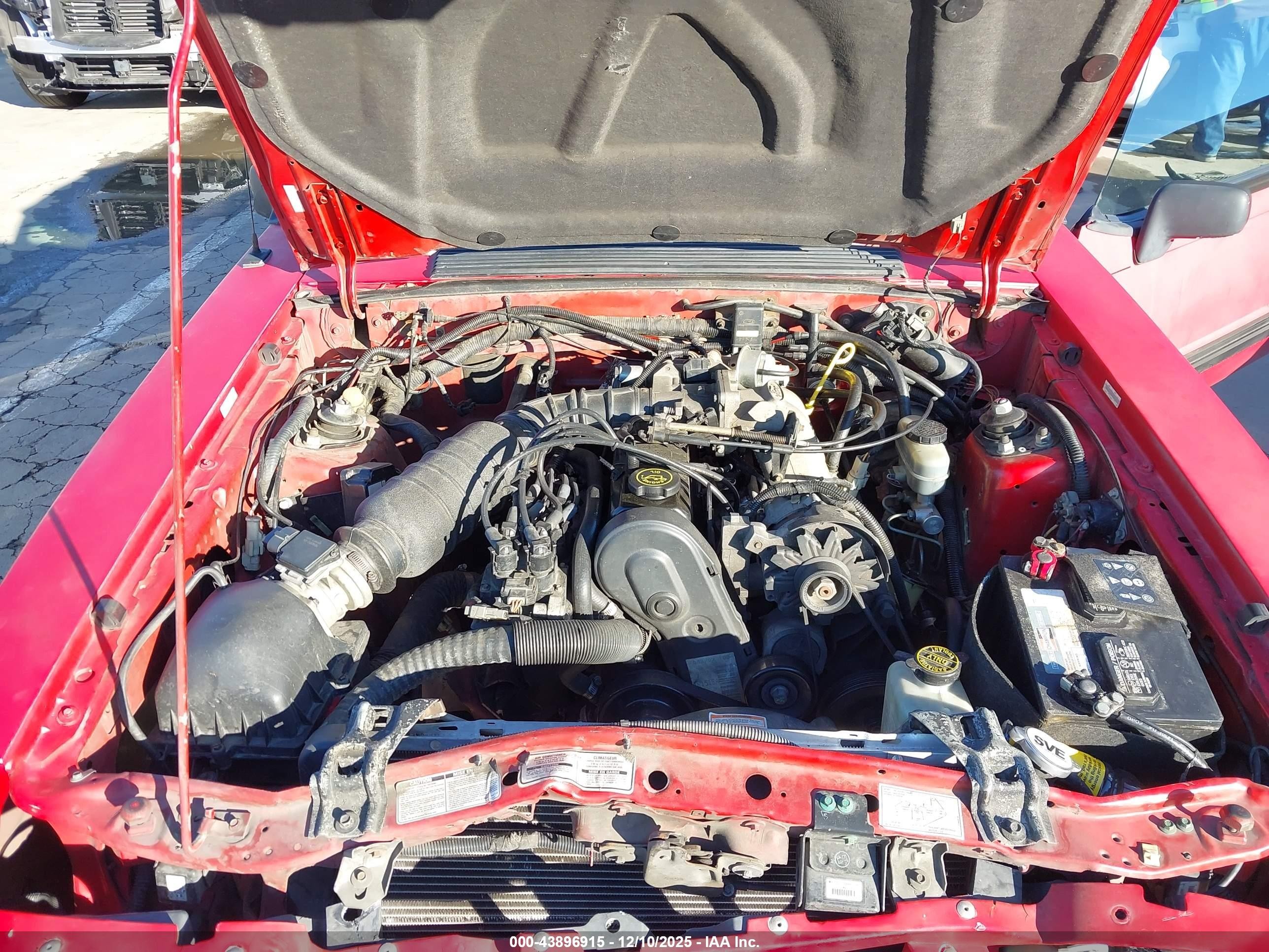 1991 Ford Mustang Lx Red vin: 1FACP44M8MF191611