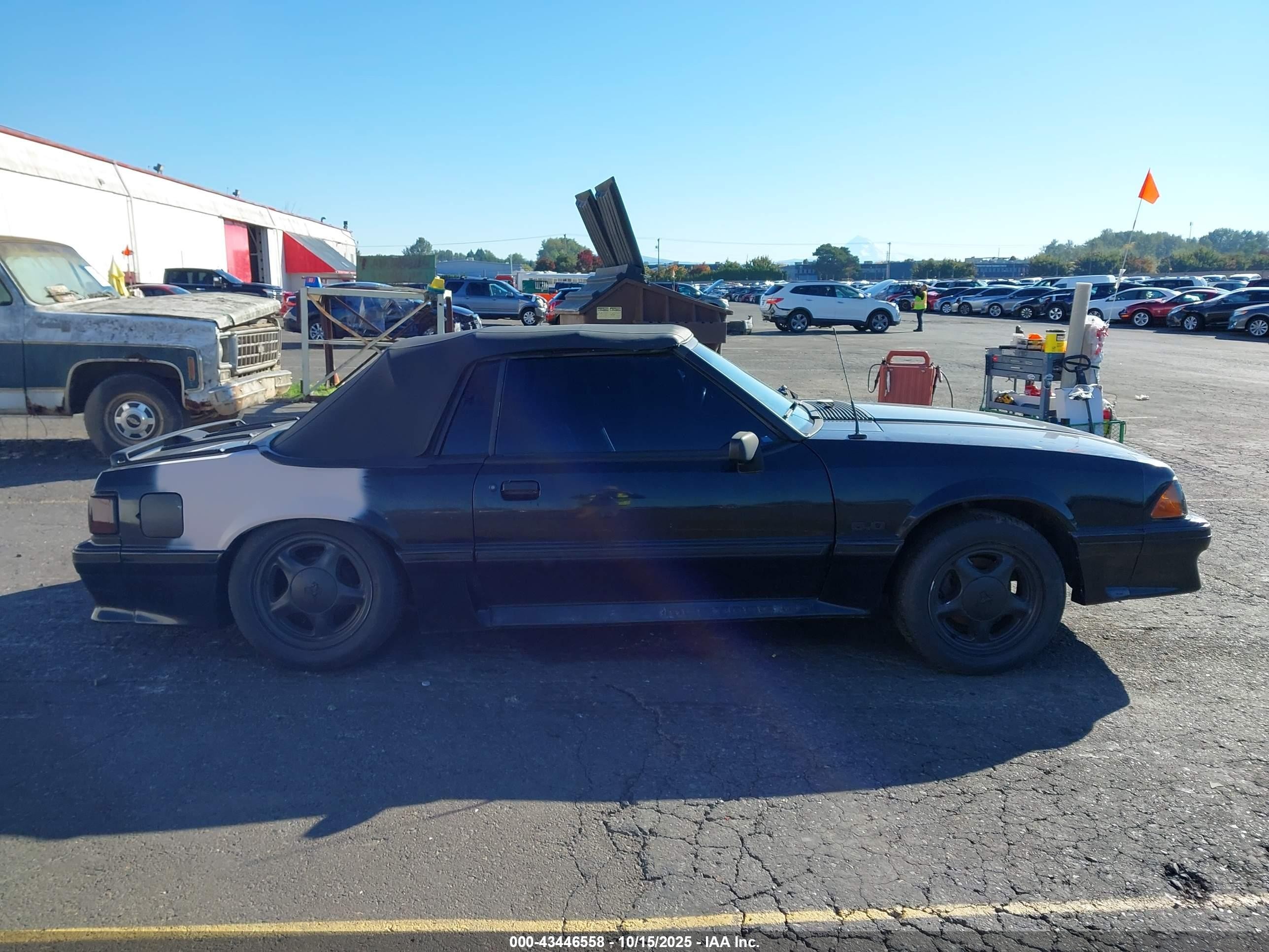 1991 Ford Mustang Gt/cobra Gt Black vin: 1FACP45E2MF171362