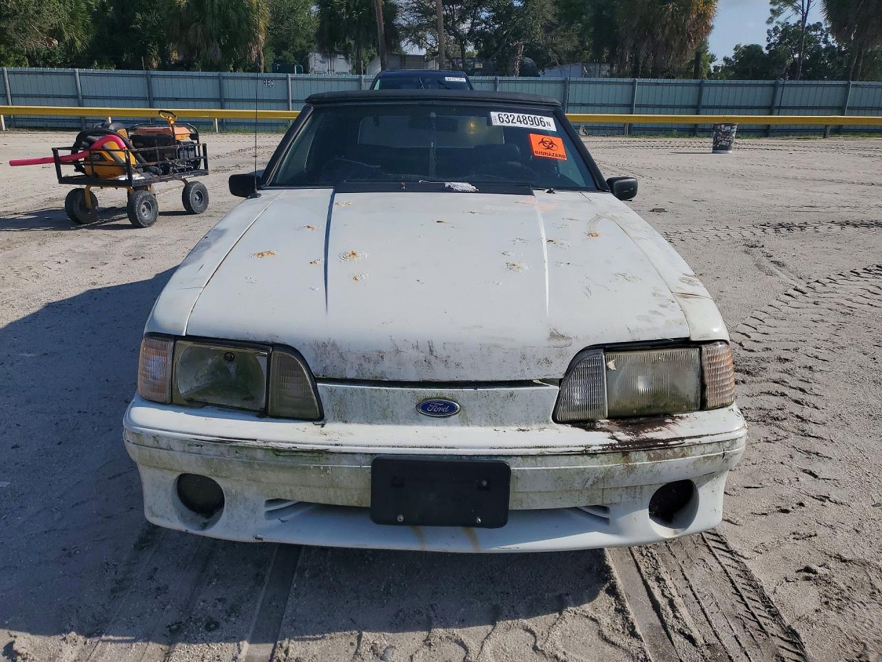 1990 Ford Mustang Gt Белый vin: 1FACP45E9LF159966