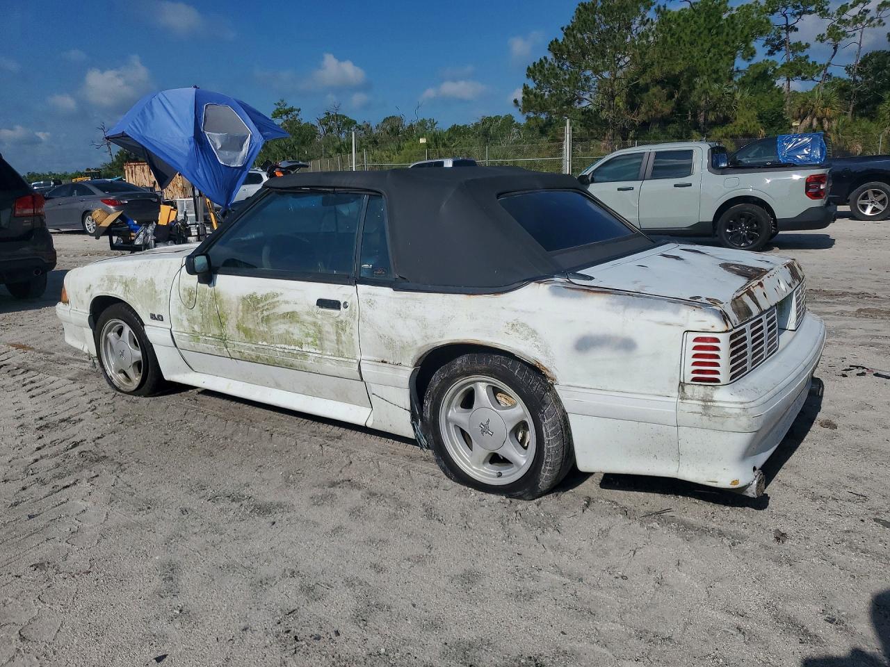 1990 Ford Mustang Gt Белый vin: 1FACP45E9LF159966