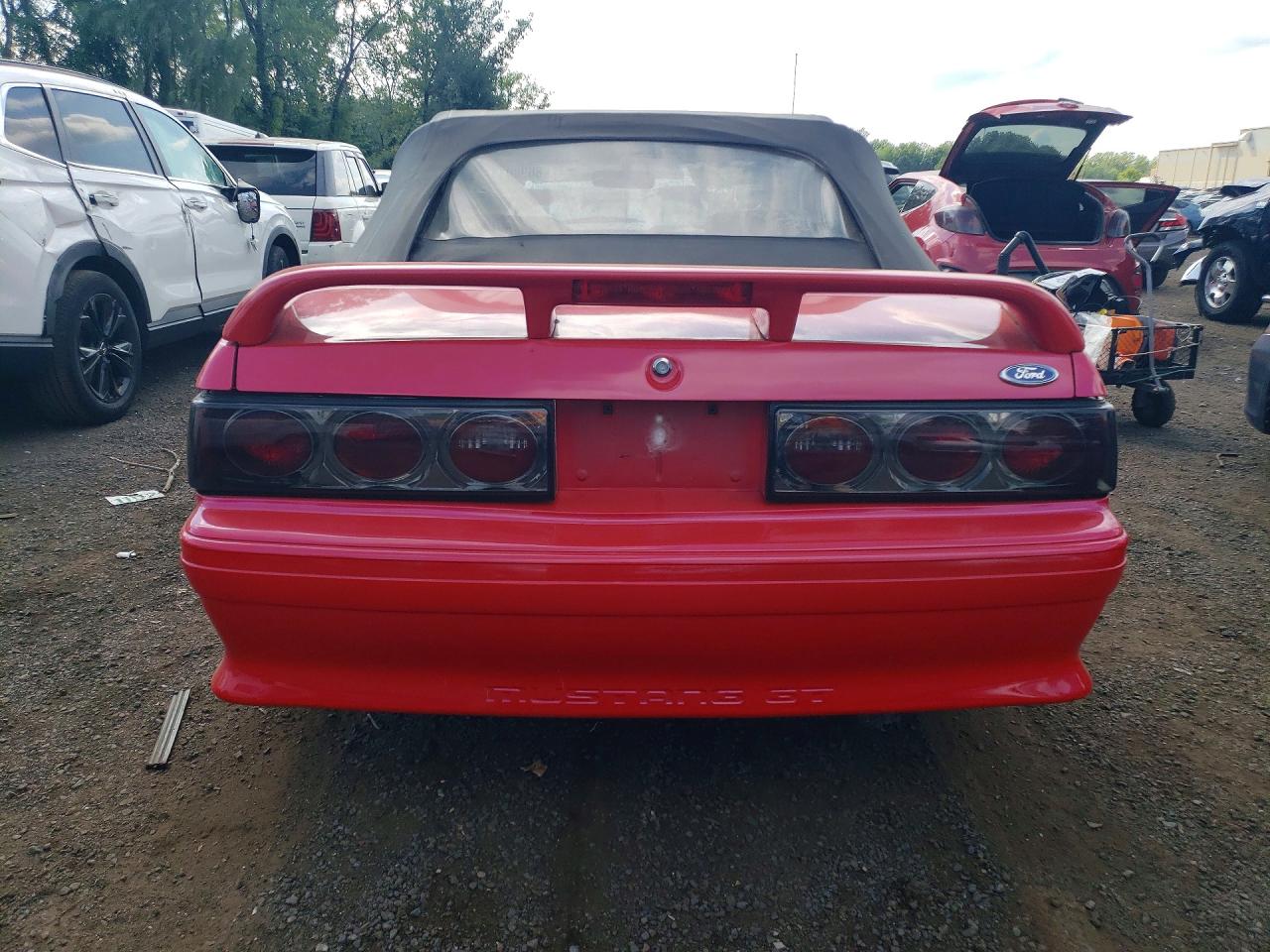 1991 Ford Mustang Gt Red vin: 1FACP45E9MF152131