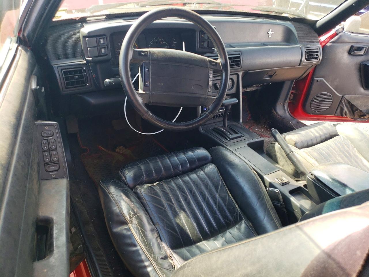 1991 Ford Mustang Gt Red vin: 1FACP45E9MF152131