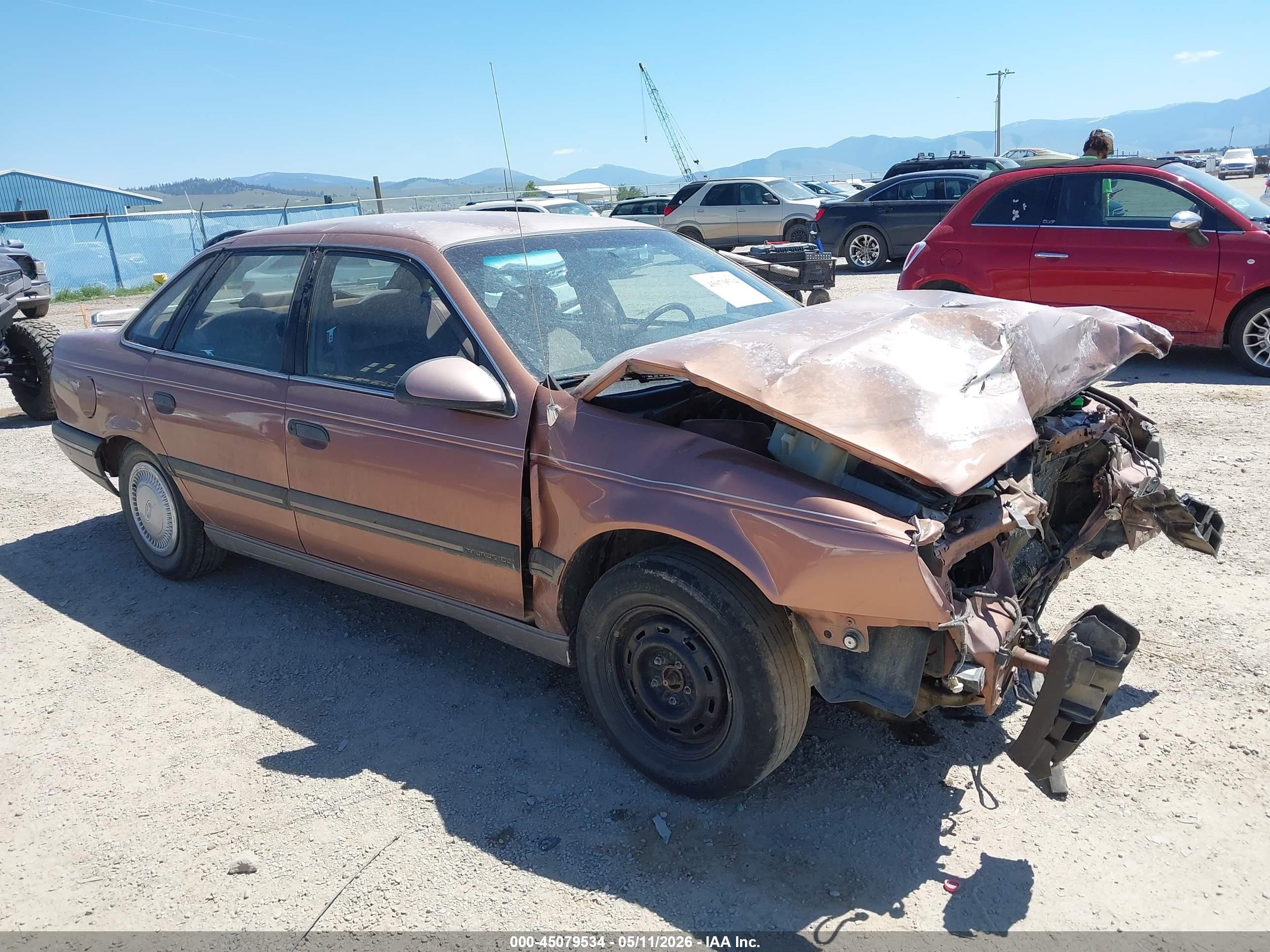 1990 Ford Taurus Gl Brown vin: 1FACP52U2LG112323