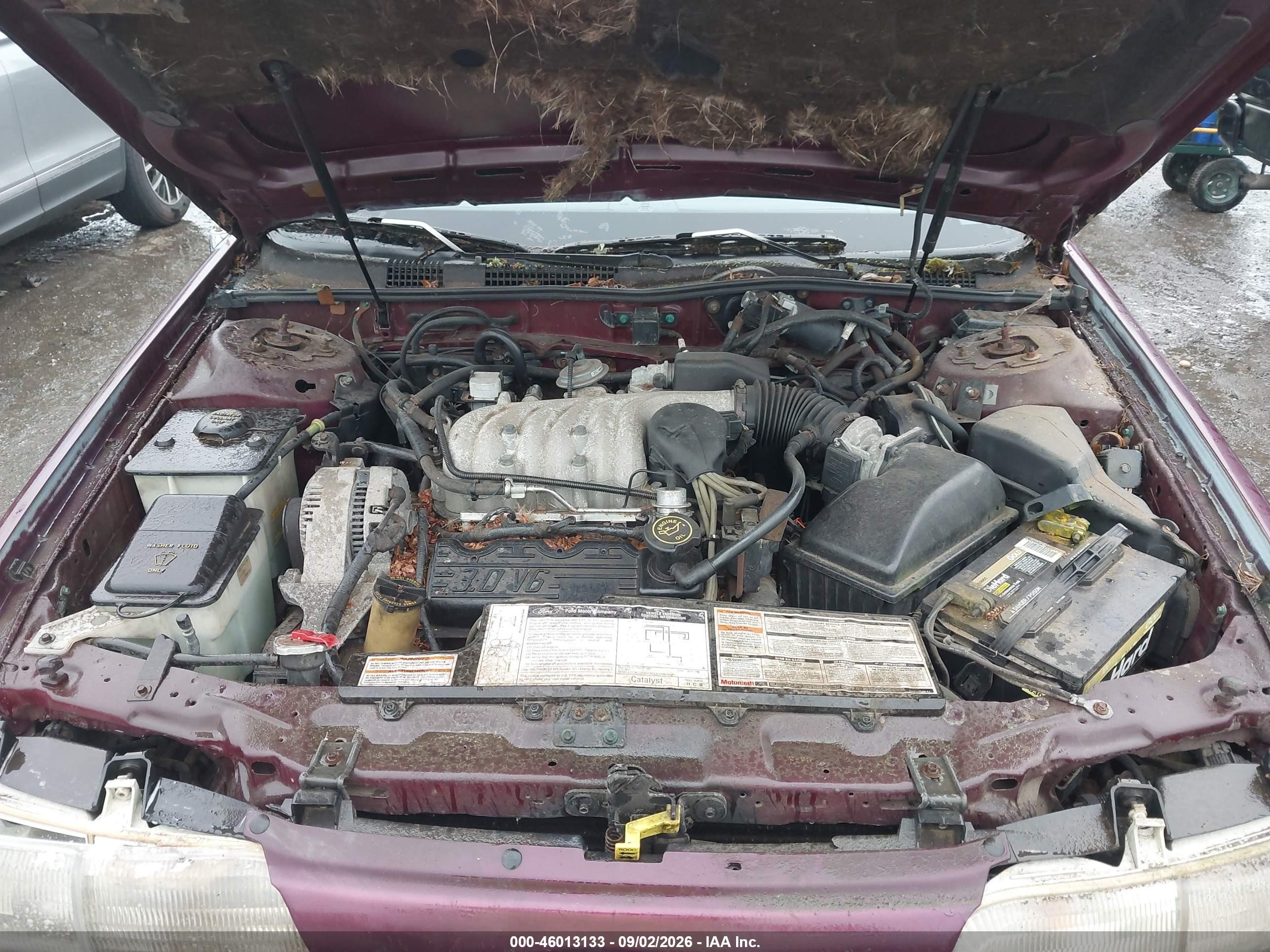 1992 Ford Taurus Gl Фиолетовый vin: 1FACP52U7NA198136