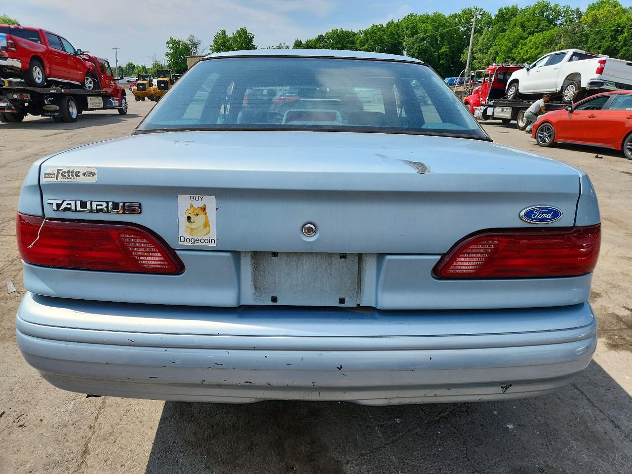 1993 Ford Taurus Gl Blue vin: 1FACP52U8PA292299