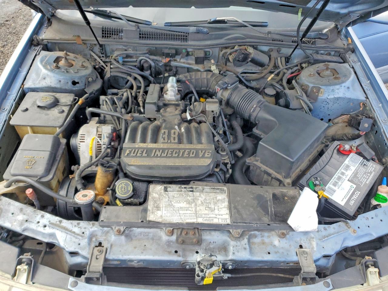 1992 Ford Taurus Lx Blue vin: 1FACP5347NG135212