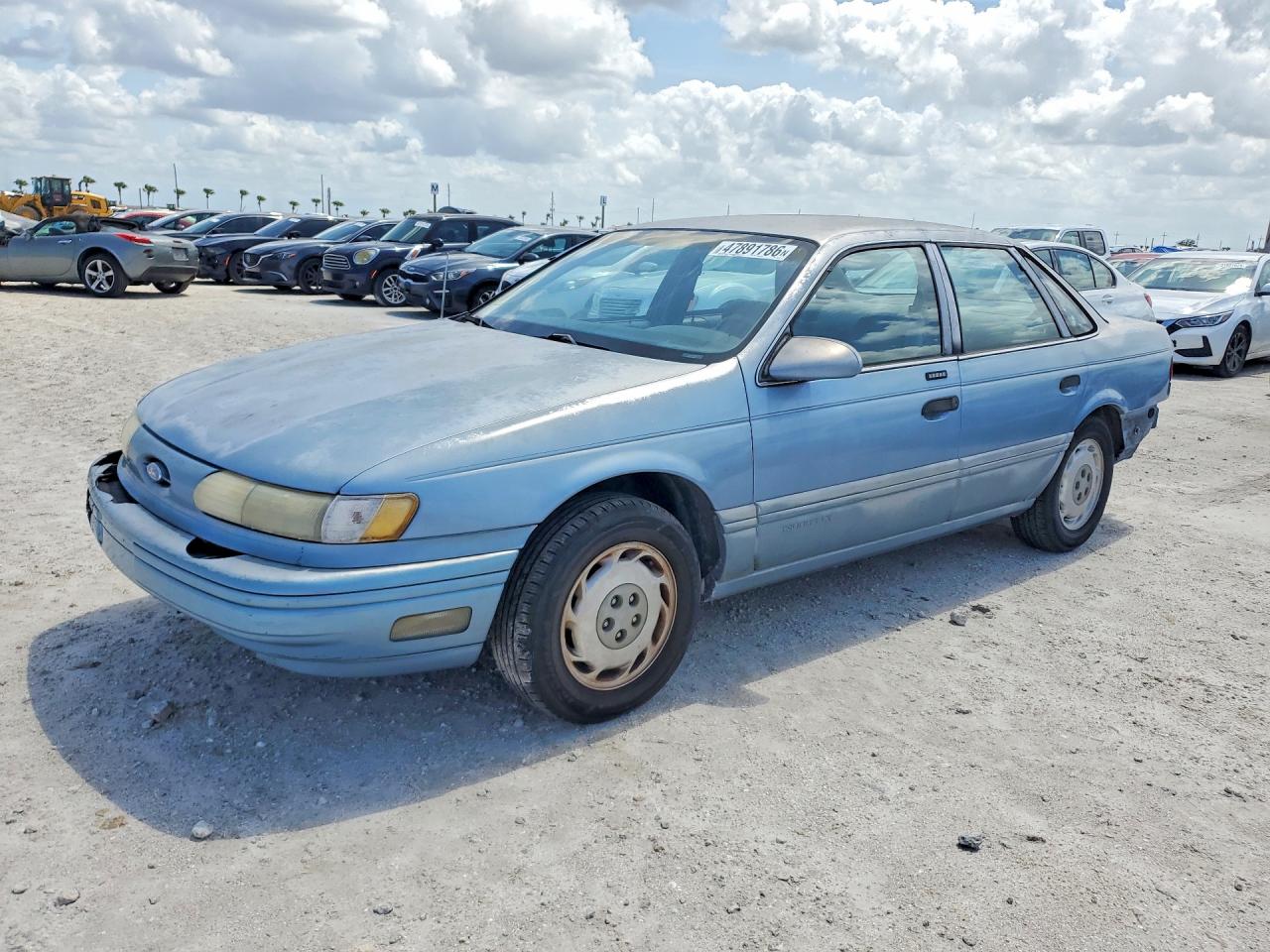 1992 Ford Taurus Lx Blue vin: 1FACP5347NG135212