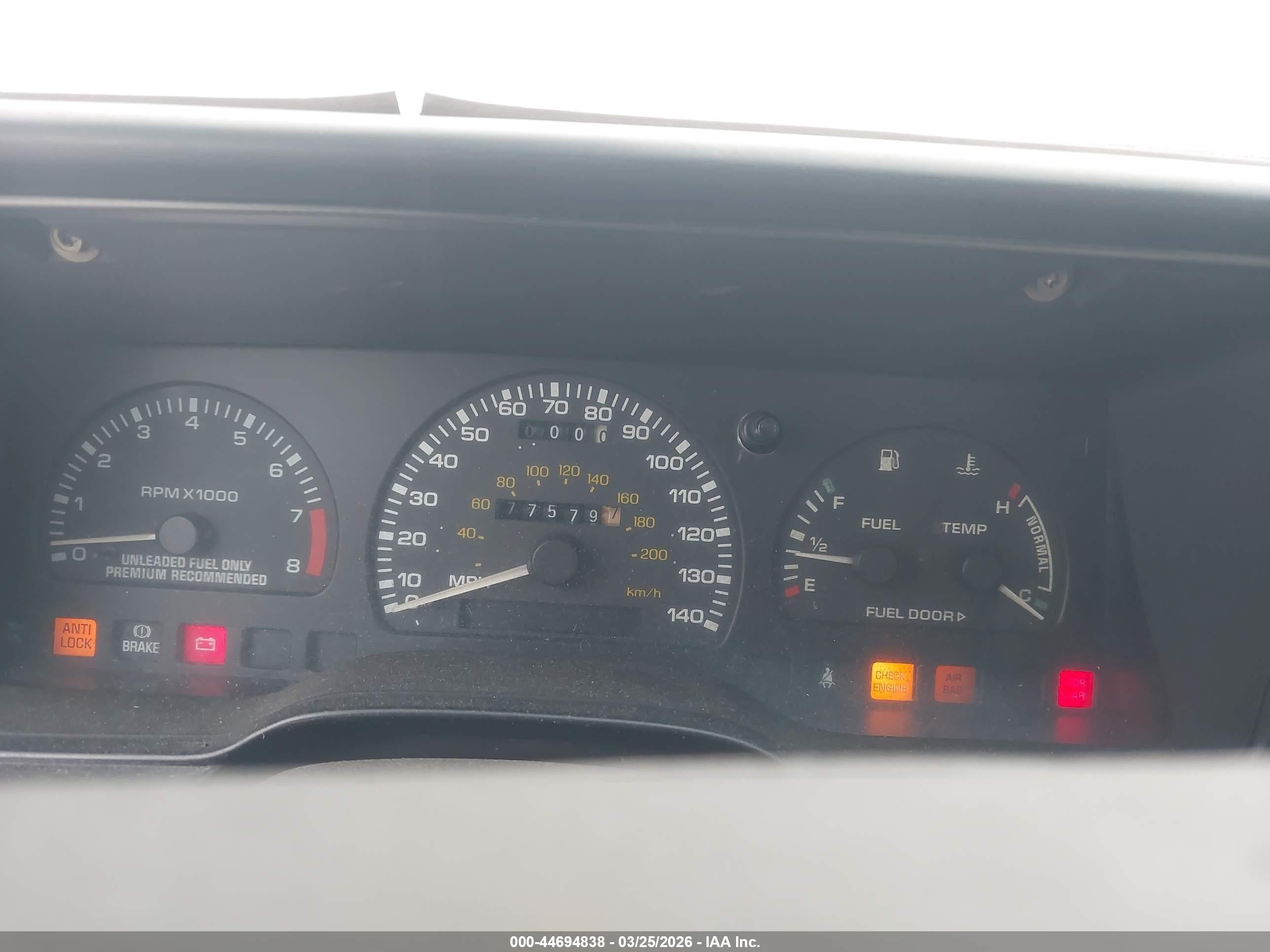 1990 Ford Taurus Sho White vin: 1FACP54Y4LA261061