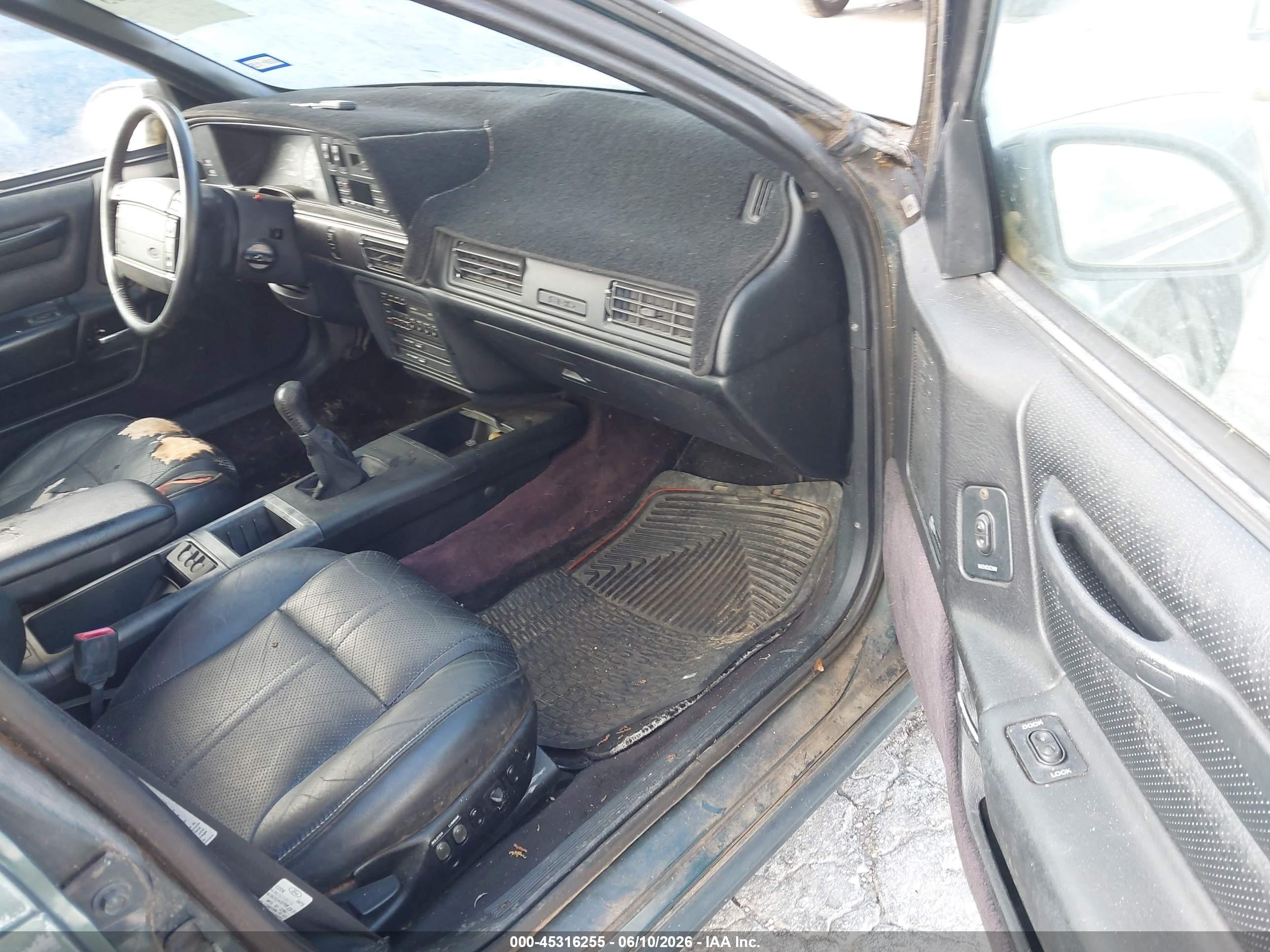 1991 Ford Taurus Sho Green vin: 1FACP54Y4MA233388