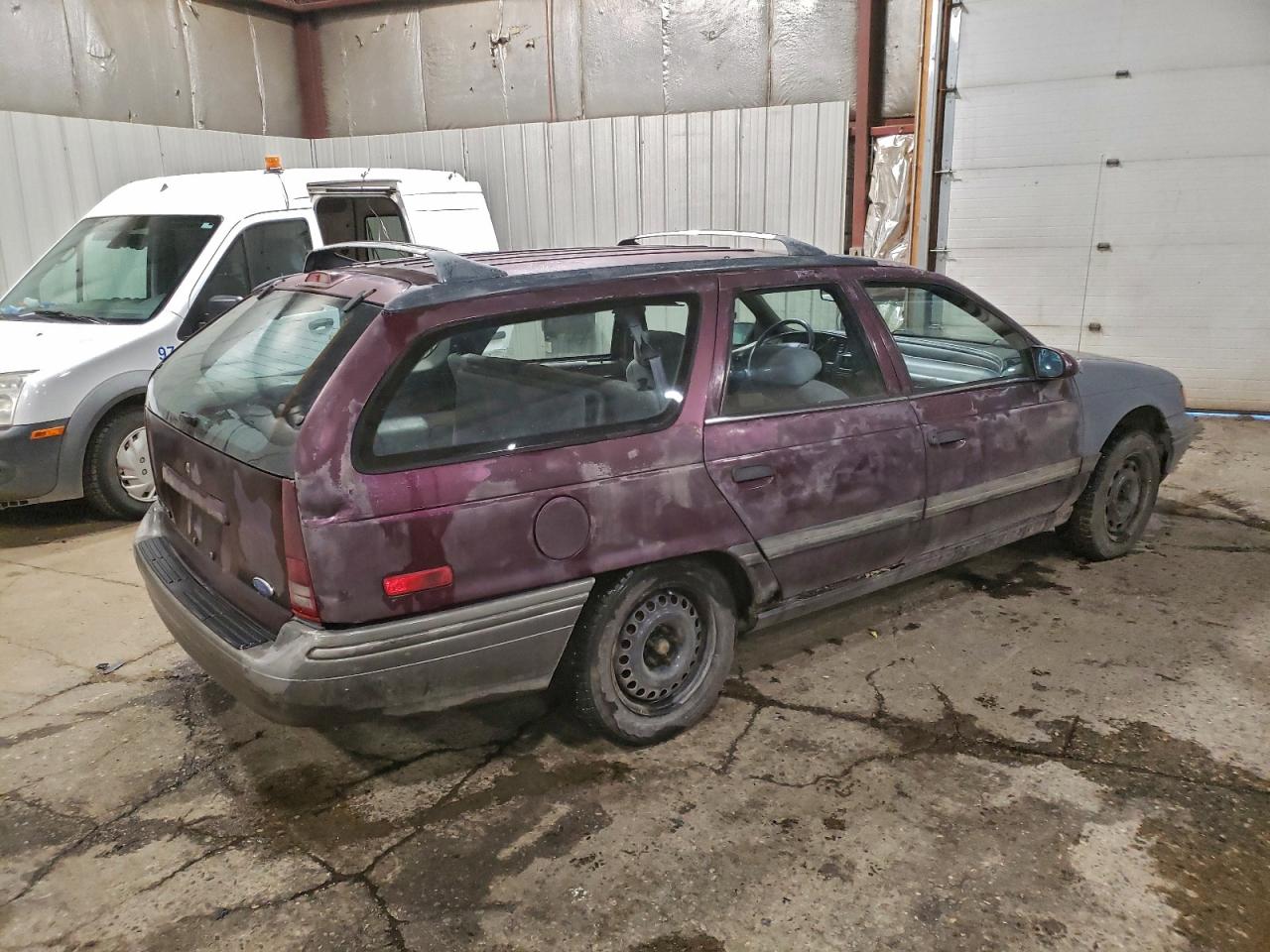 1992 Ford Taurus Gl Burgundy vin: 1FACP57U3NG198656