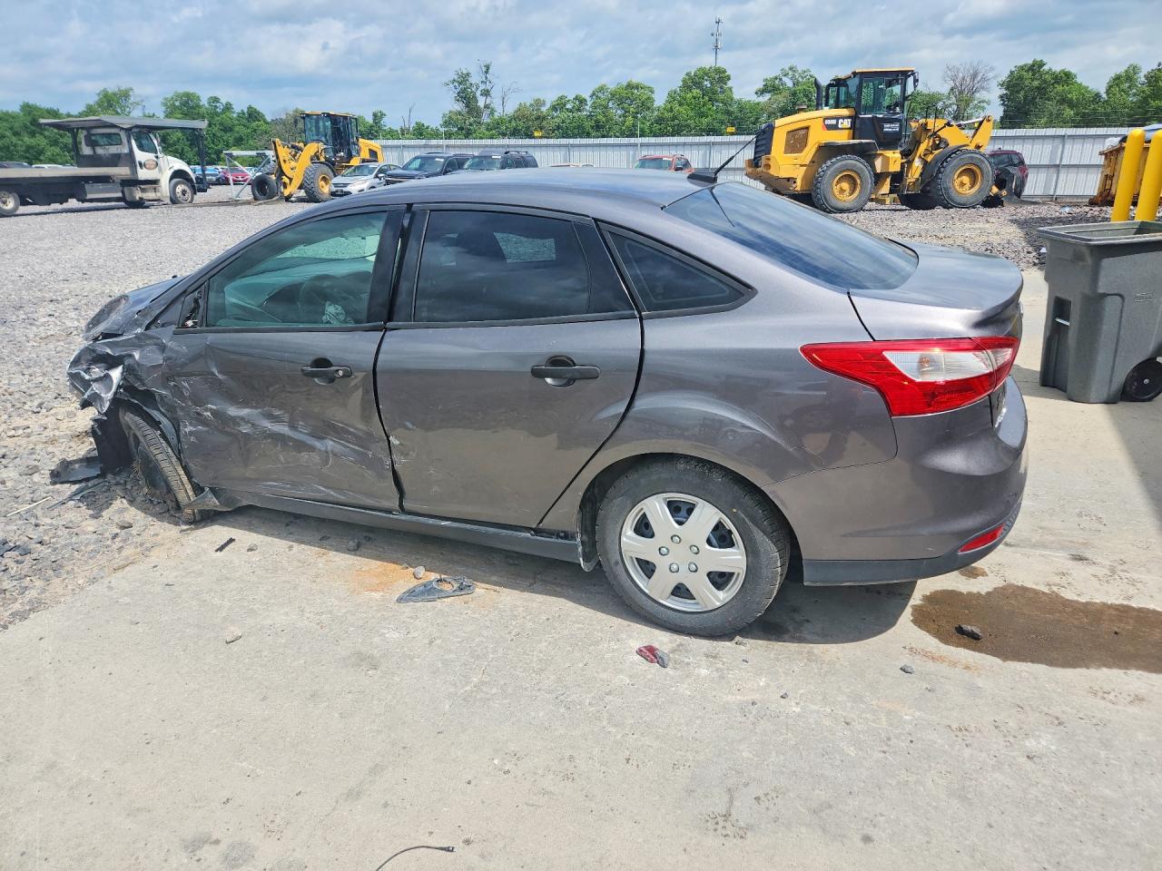 2013 Ford Focus S Gray vin: 1FADP3E20DL169776