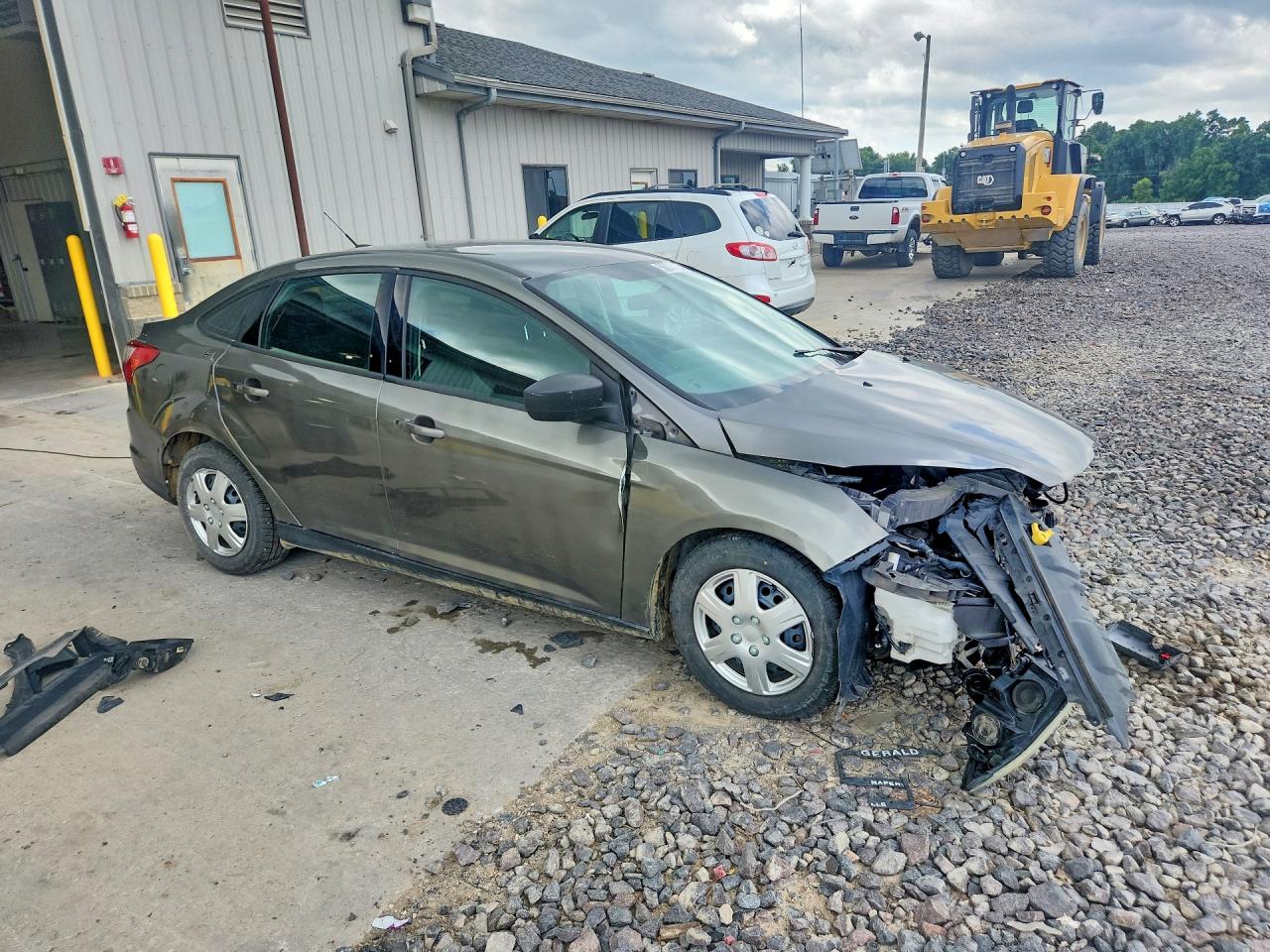 2013 Ford Focus S Gray vin: 1FADP3E20DL169776