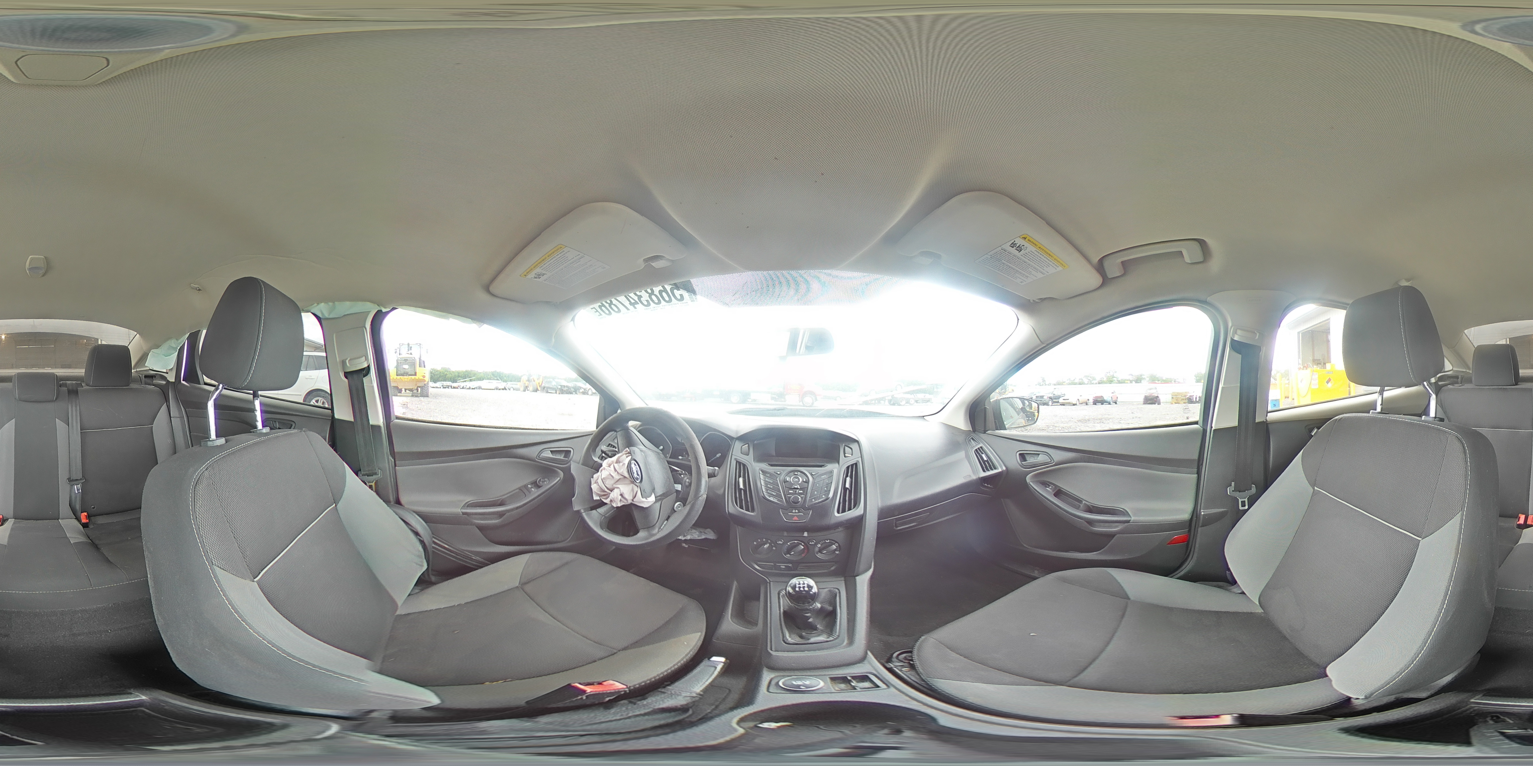 2013 Ford Focus S Gray vin: 1FADP3E20DL169776