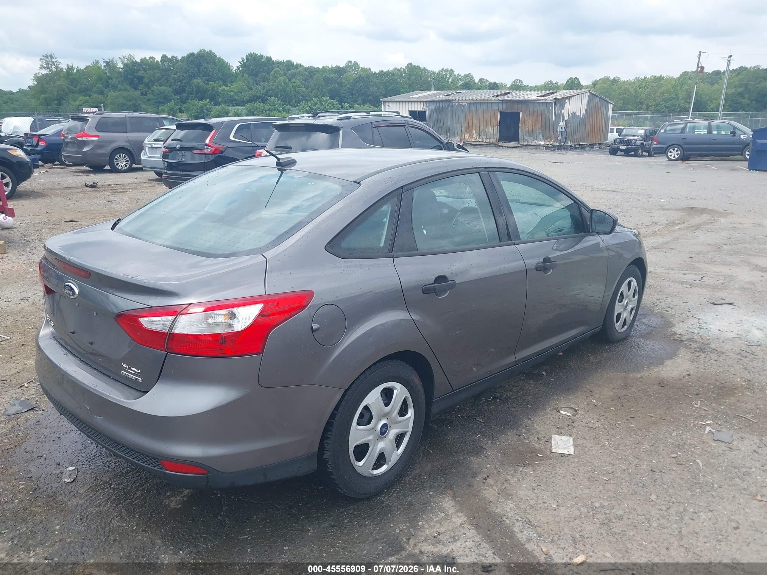 2013 Ford Focus S Gray vin: 1FADP3E20DL217972