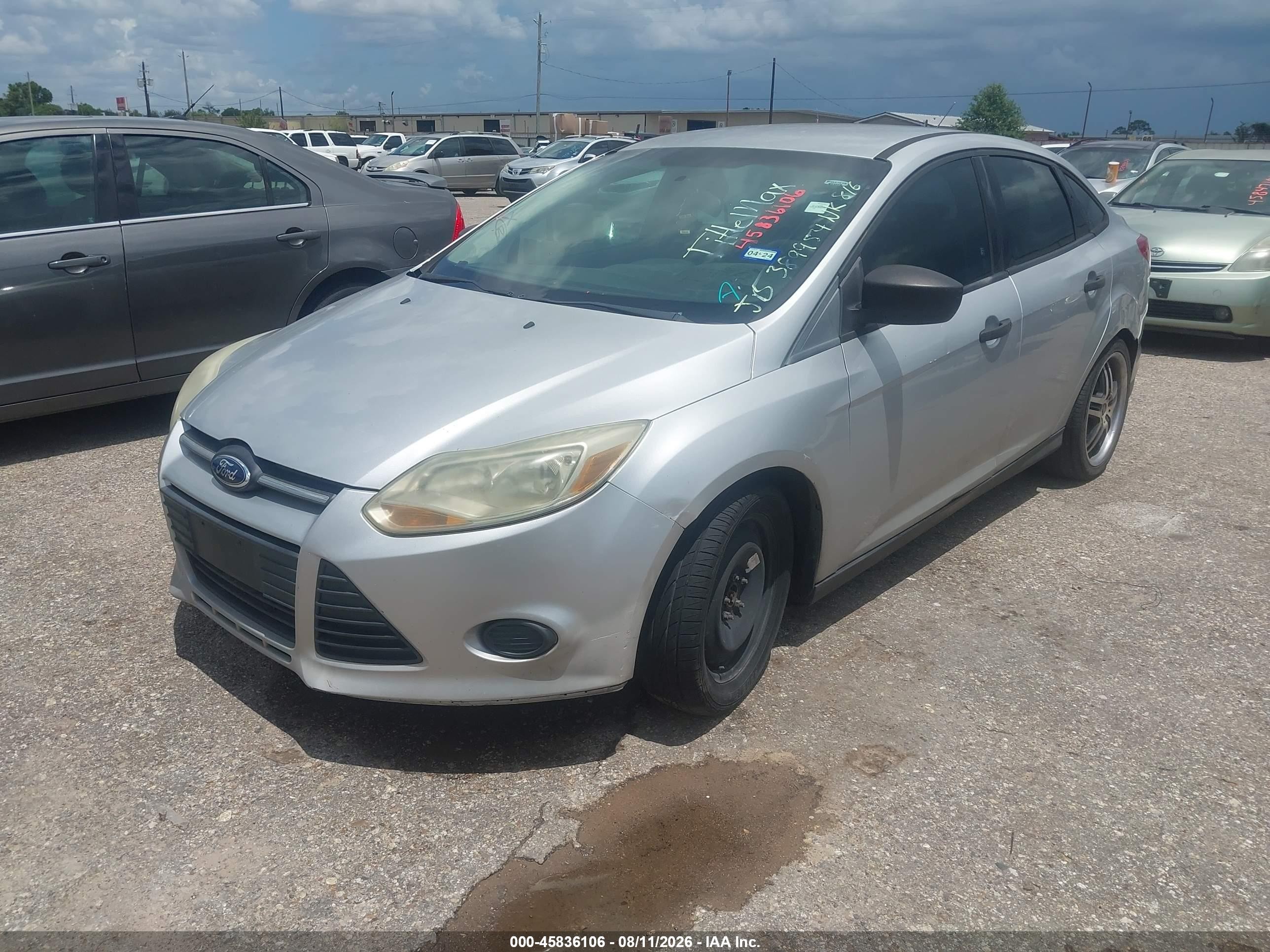 2014 Ford Focus S Silver vin: 1FADP3E20EL389954