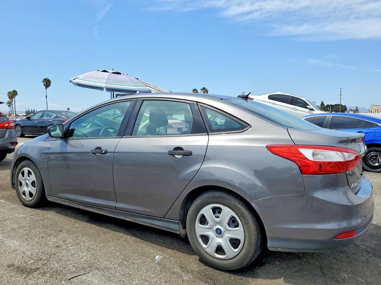 2014 Ford Focus S Gray vin: 1FADP3E20EL442684
