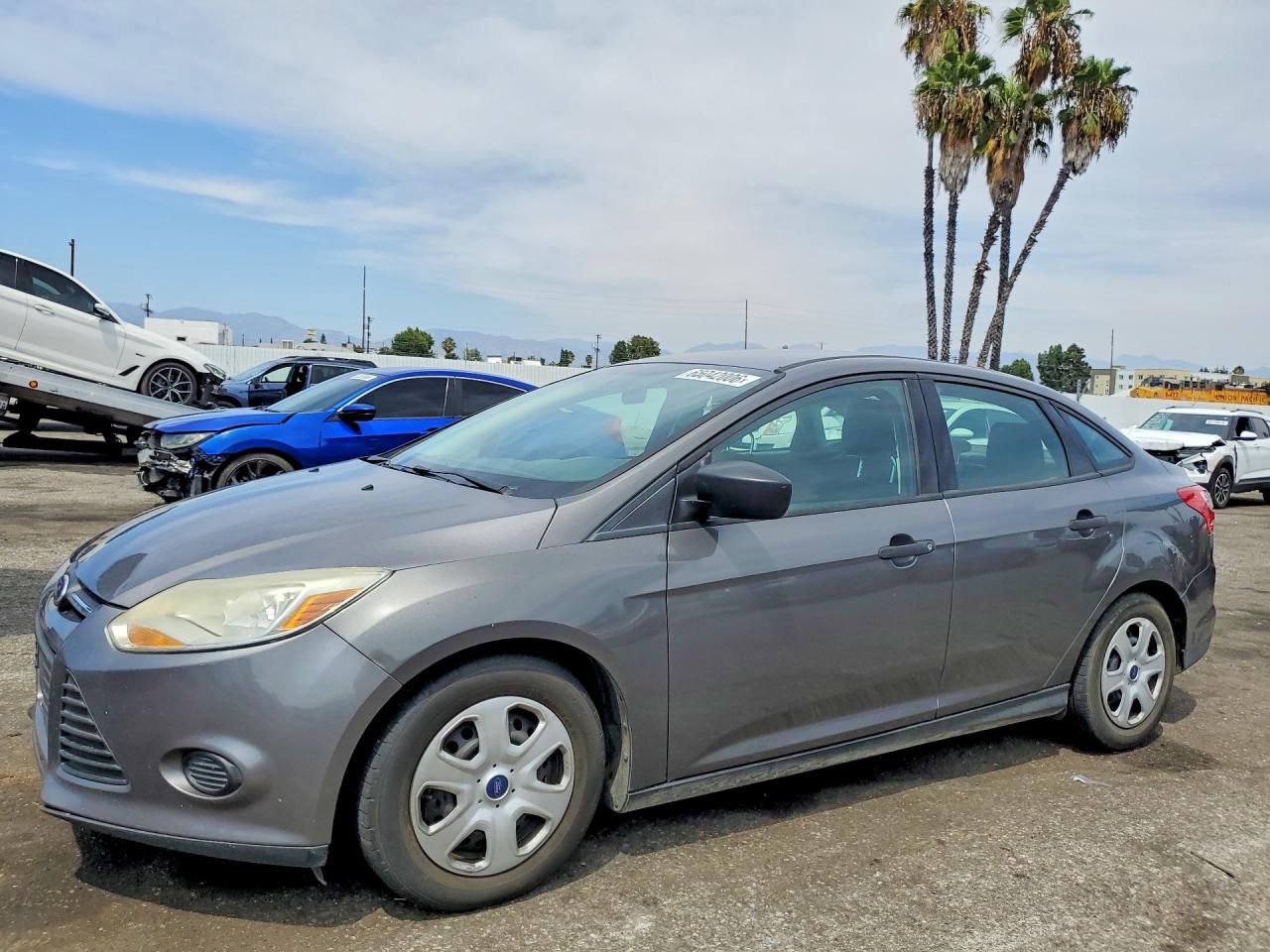 2014 Ford Focus S Gray vin: 1FADP3E20EL442684