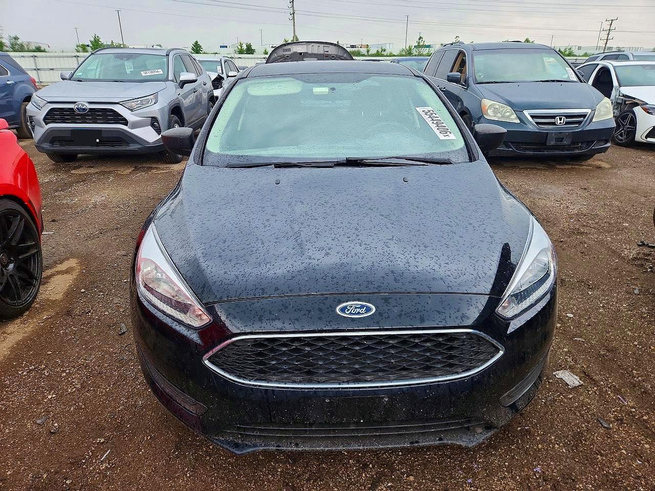 2015 Ford Focus Black vin: 1FADP3E20FL312325