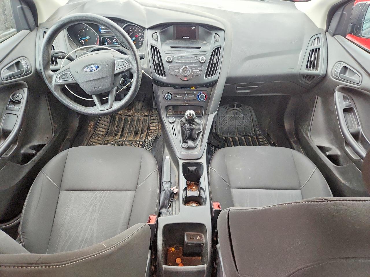 2015 Ford Focus Black vin: 1FADP3E20FL312325