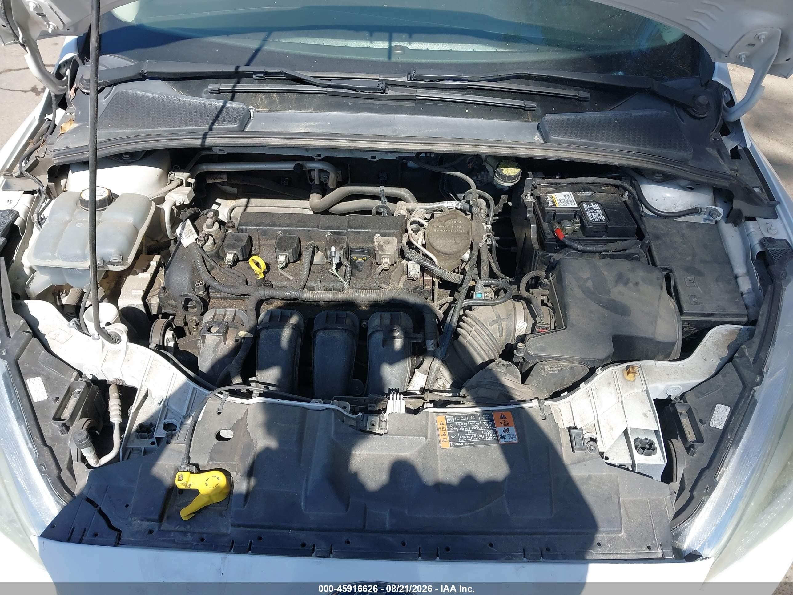 2015 Ford Focus S Белый vin: 1FADP3E20FL358043